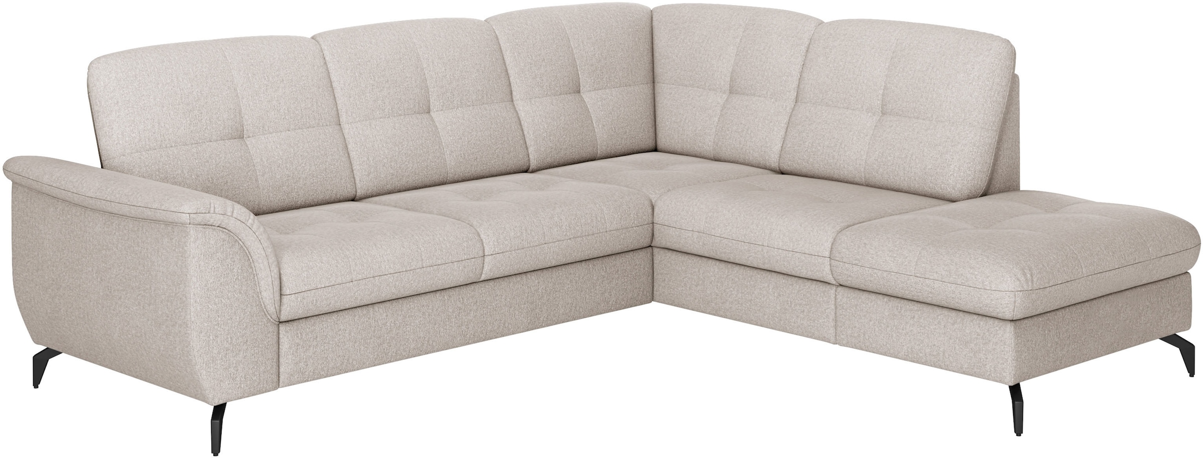sit&more Ecksofa »Zora L-Form«, wahlweise mit Bettfunktion und Bettkasten