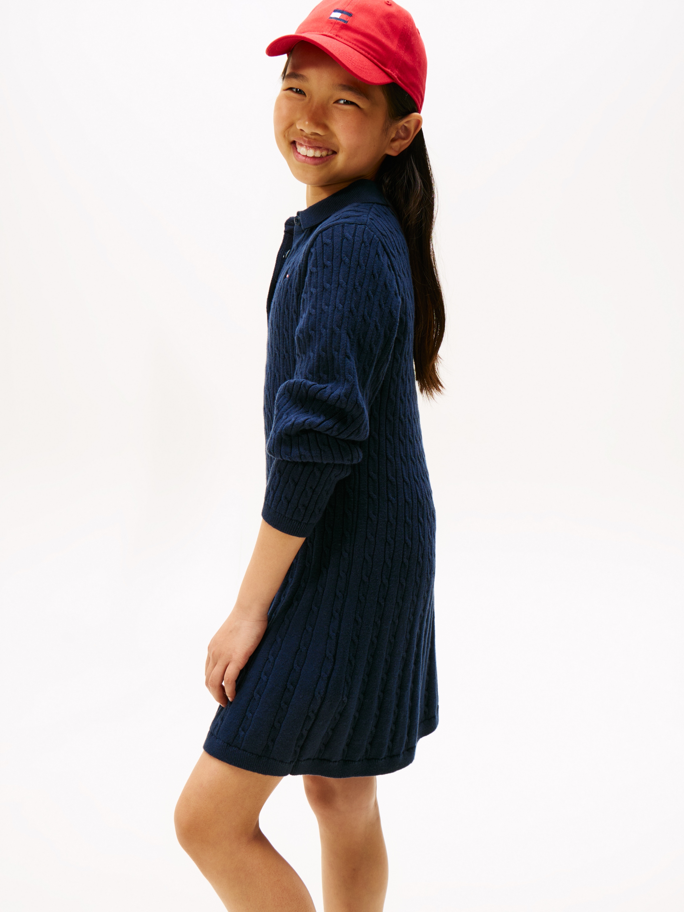 Tommy Hilfiger Strickkleid »CABLE SWEATER DRESS«, Kinder bis 16 Jahre