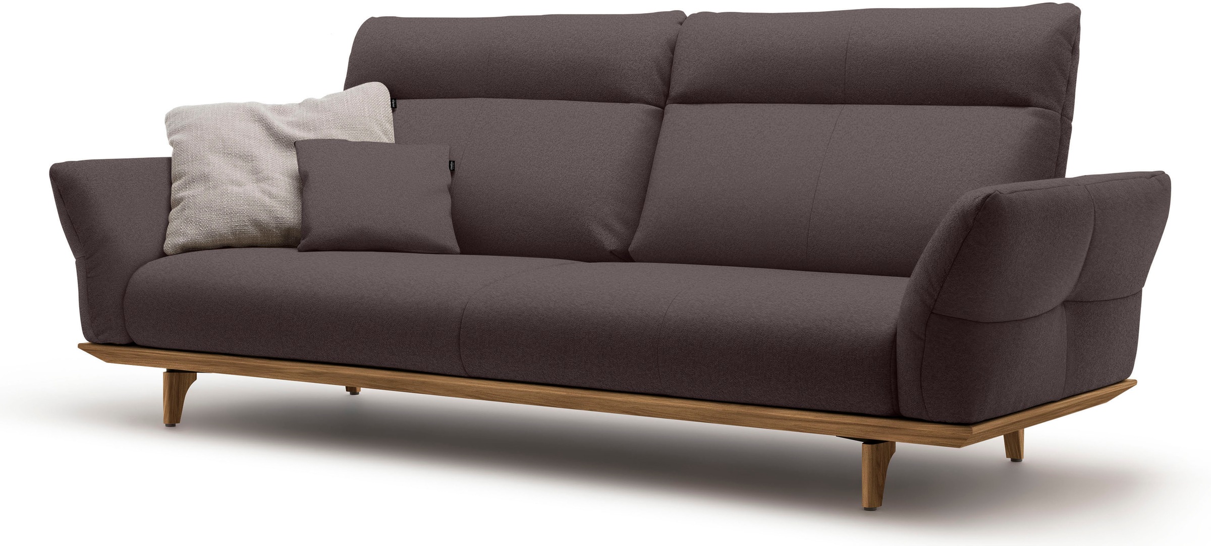 Creation BY ROLF BENZ 3,5-Sitzer »CR.460«, Sockel und Füße in Nussbaum, Bre günstig online kaufen