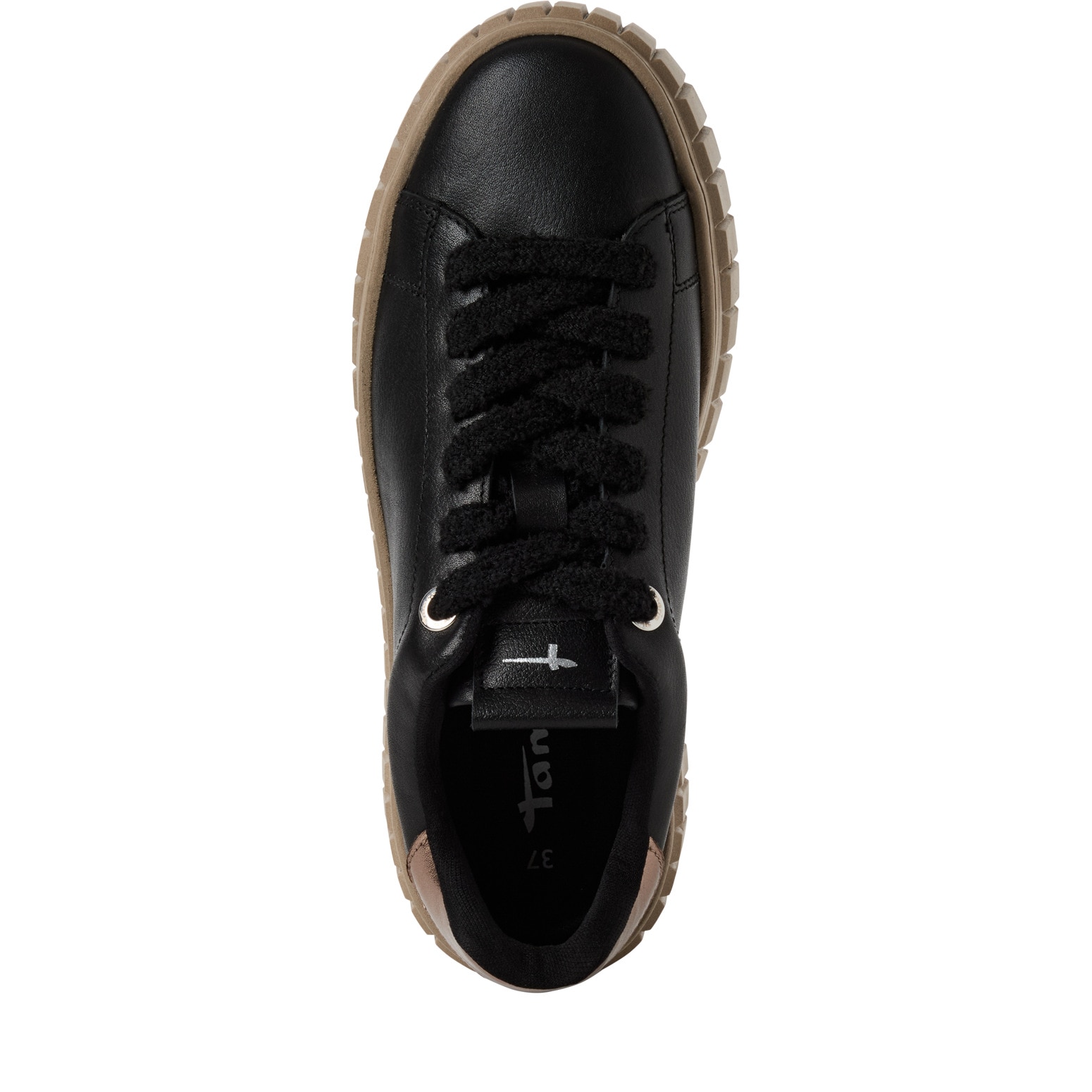 Tamaris Plateausneaker  Freizeitschuh, Halbschuh, Schnürschuh mit Eye-Catcher Plateau
