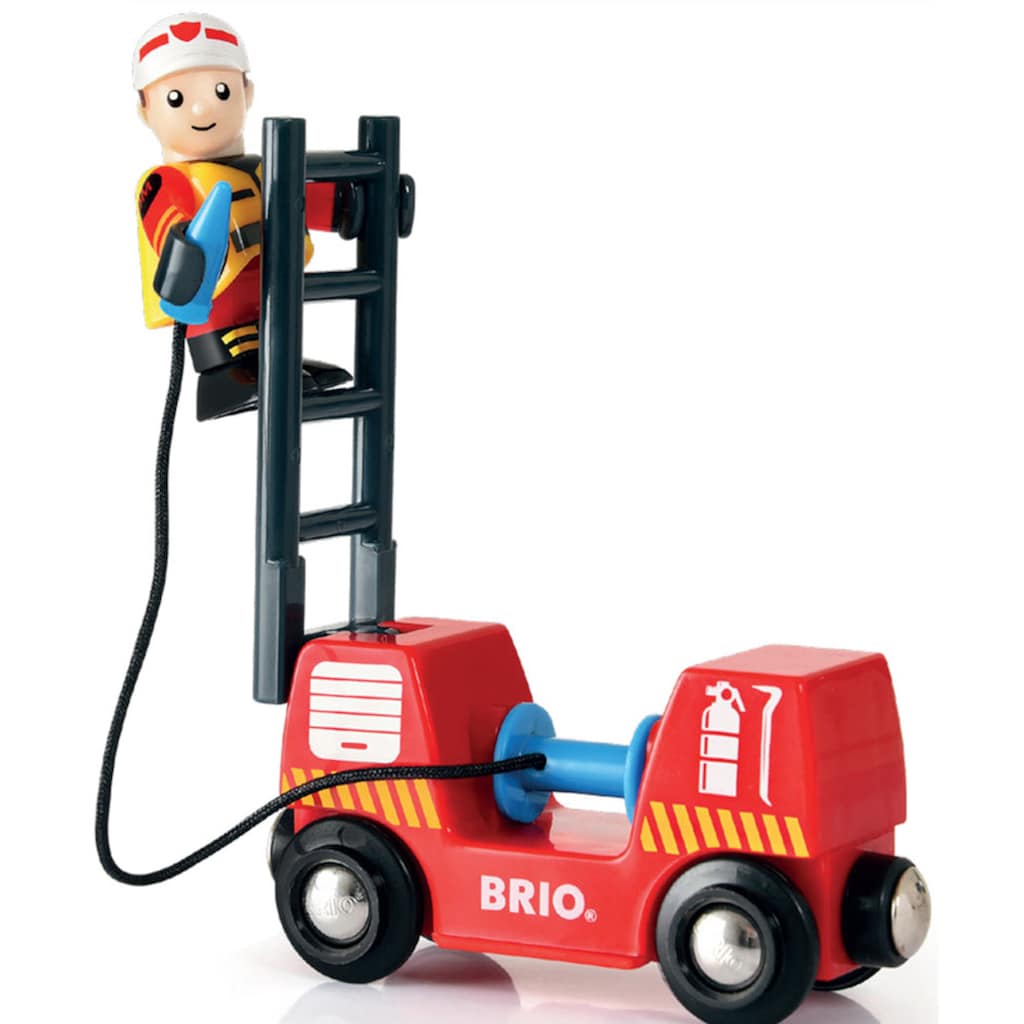 BRIO® Spielzeug-Eisenbahn »BRIO® WORLD, Feuerwehr Set«, (Set)