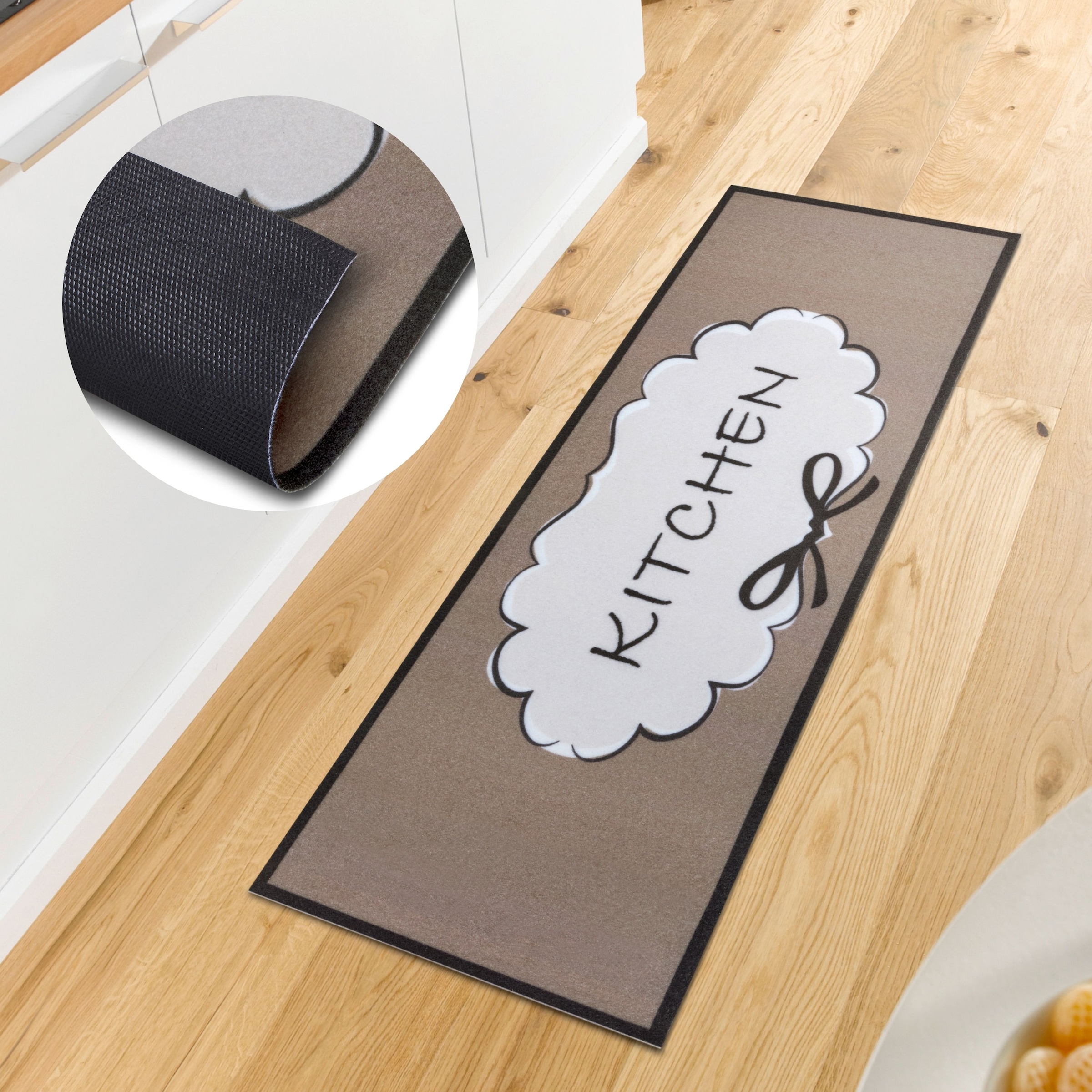 HANSE Home Küchenläufer »Kitchen Cloud«, rechteckig, 3 mm Höhe, Läufer, Rutschfest, Küchenteppich, Küche, Teppich, Pflegeleicht