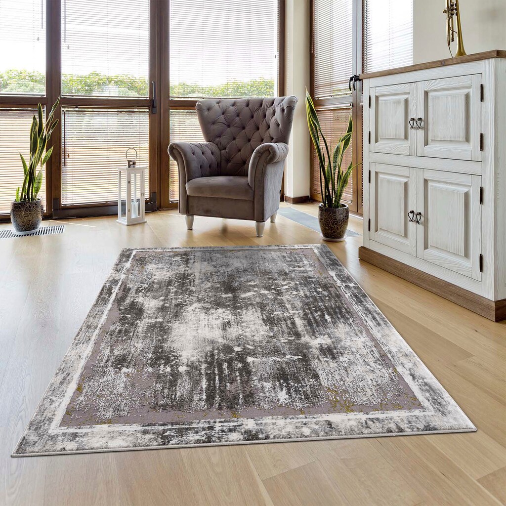 Carpet City Teppich »Noa 9330«, rechteckig, Kurzflor, Modern, Weicher For, Pflegeleicht