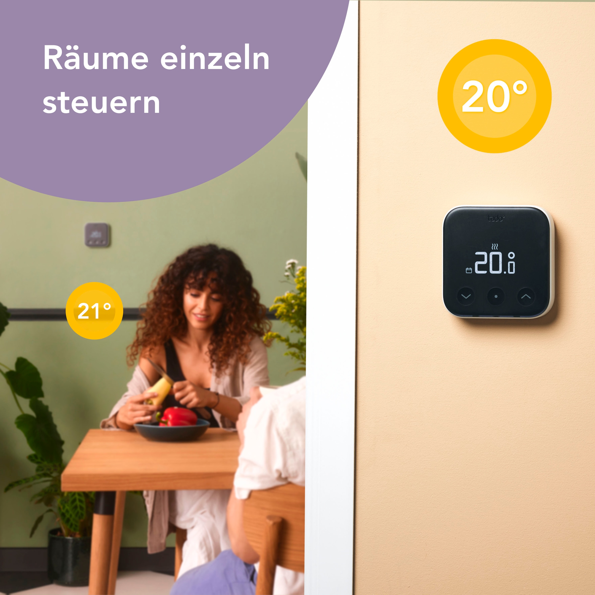 Tado Heizkörperthermostat »Verkabeltes Smartes Thermostat X - Starter Kit«