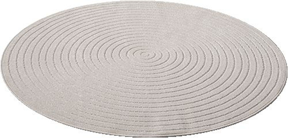 the carpet Teppich »Santo Plus«, rund, 5 mm Höhe, Plus moderner robuster In und Outdoor Teppich