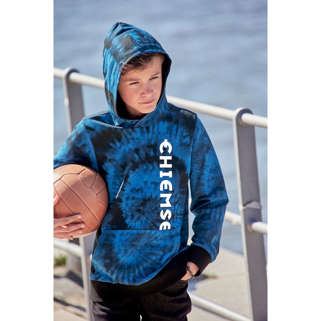 Chiemsee Kapuzensweatshirt »in cooler Batikoptik«