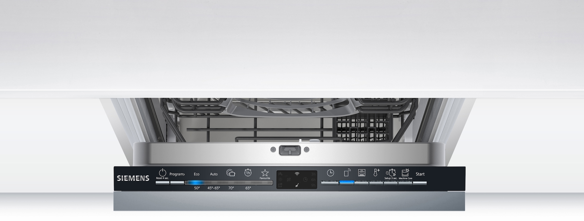 SIEMENS vollintegrierbarer Geschirrspüler iQ100 »SR61HX23KE« 10 tlg. Maßgedecke