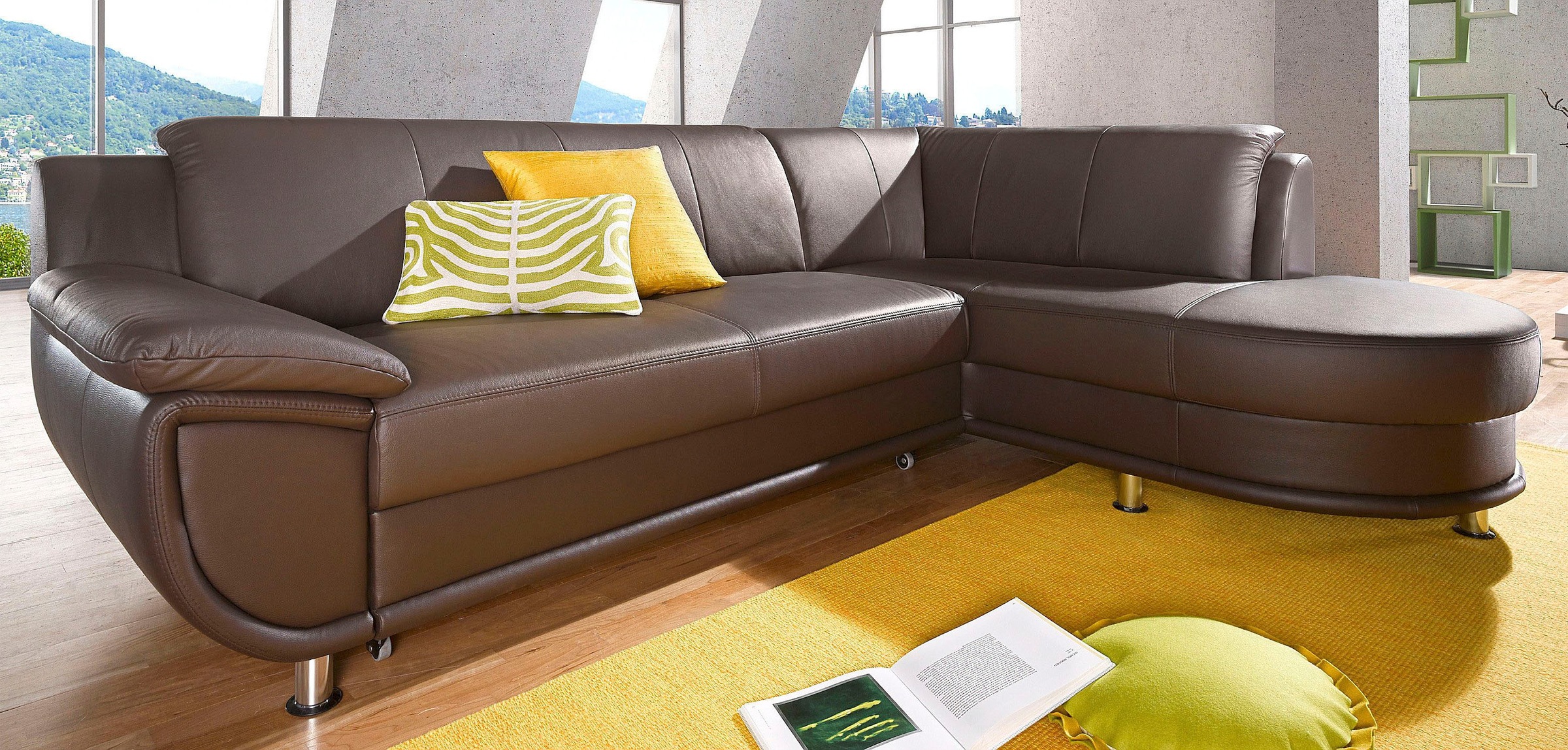TRENDMANUFAKTUR Ecksofa »Rondo, zeitlos und elegant, OTTOs Choice, bequem, günstig online kaufen
