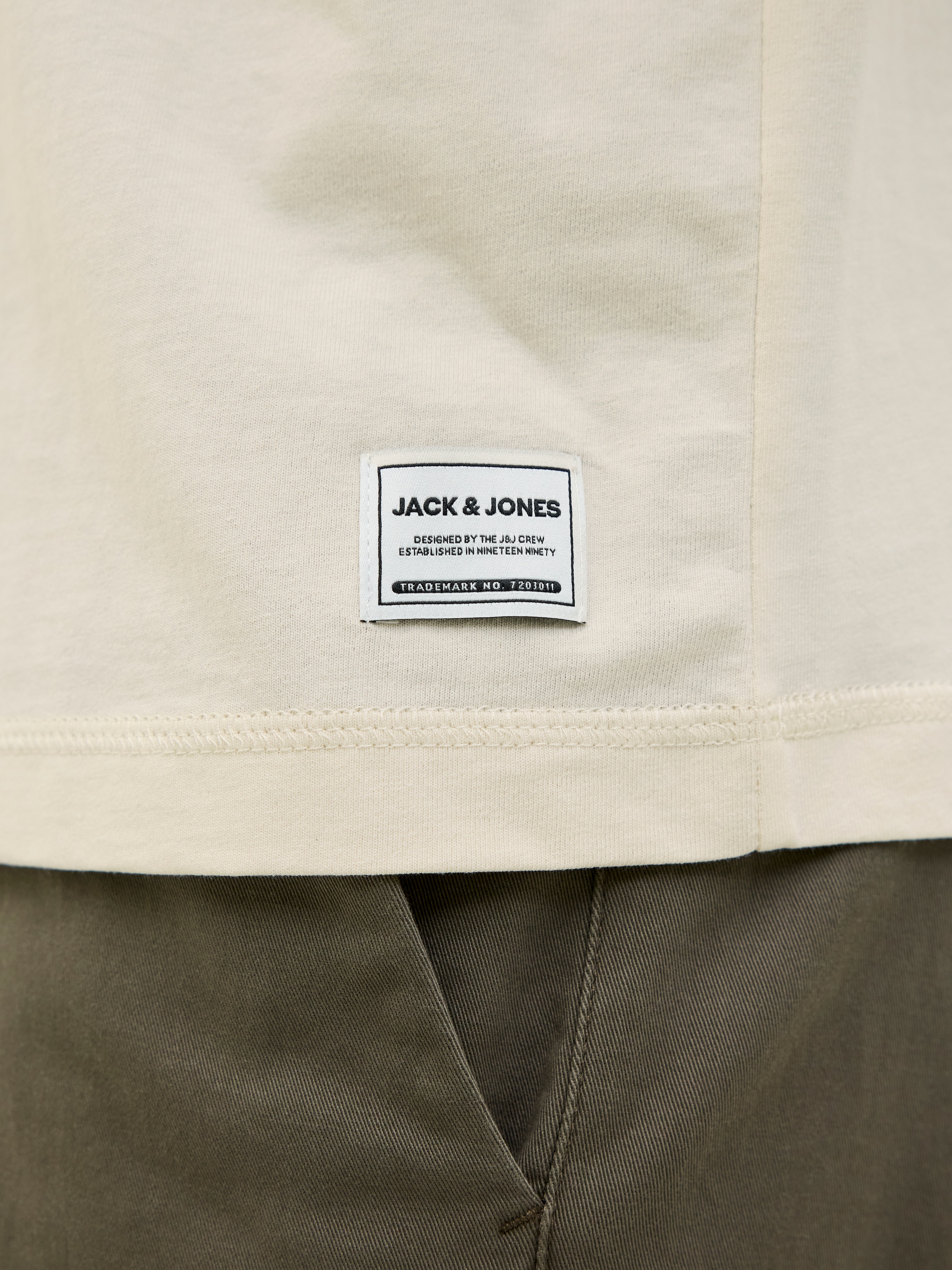 Jack & Jones Rundhalsshirt »JJEDOVER TEE SS CREW NECK«