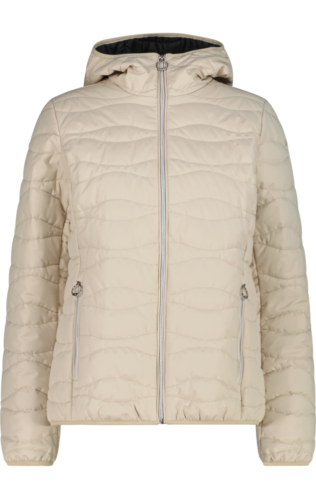 CMP Steppjacke »WOMAN JACKET FIX HOOD« mit Kapuze mit Kapuze, sportlicher Stil, aus Polyester