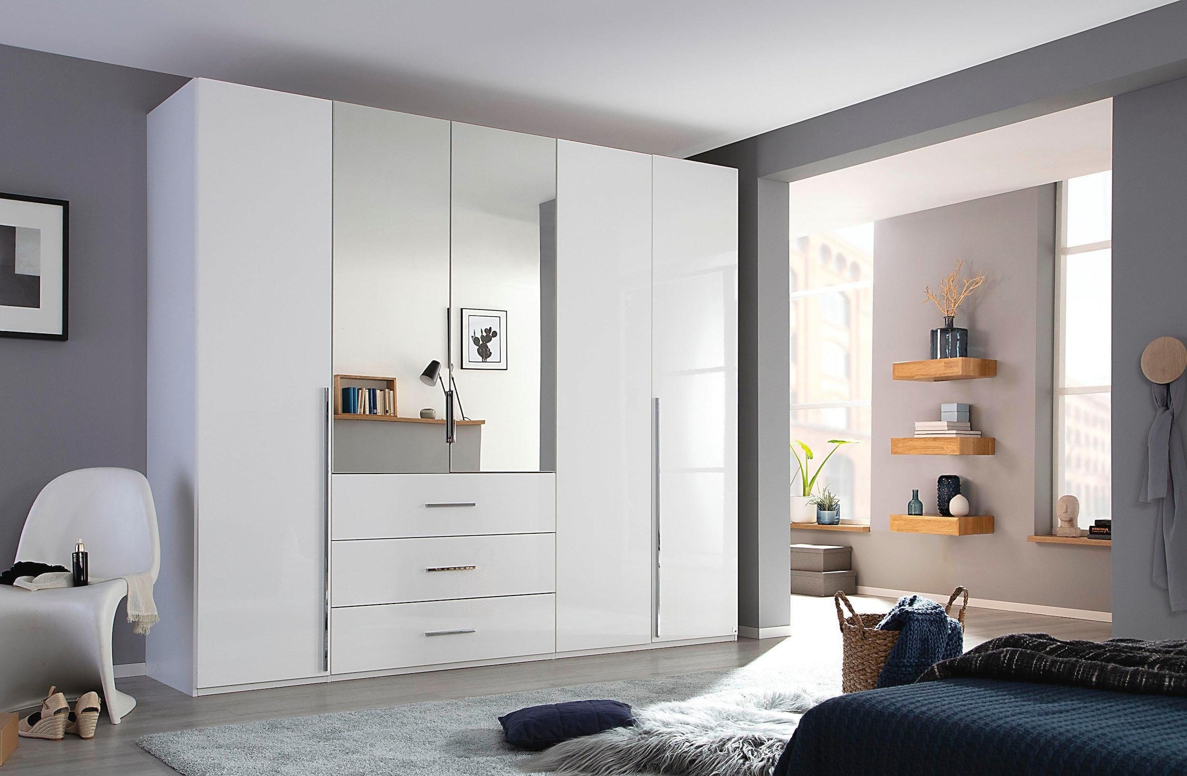 rauch Drehtürenschrank »Montclar«, mit Schubkästen und Spiegel, inkl. Wäscheeinteilung
