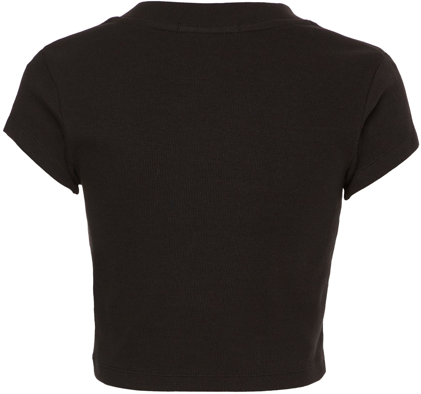 Calvin Klein Jeans T-Shirt »CK RIB BABY TEE«, in kurzer Form