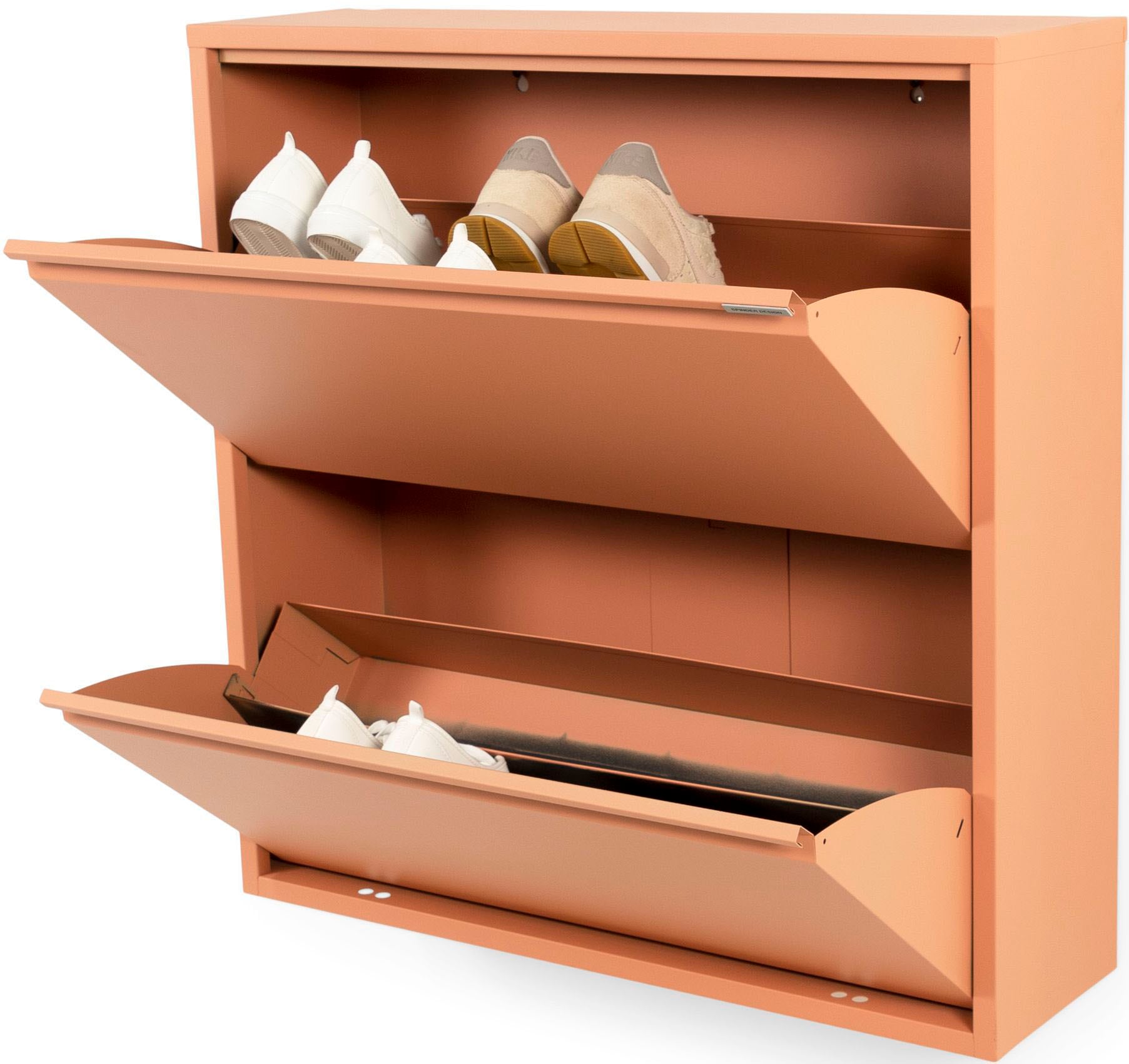 Spinder Design Schuhschrank, Metall, Breite 75 cm