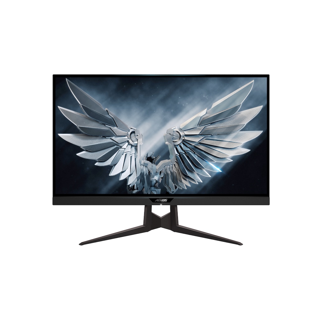 Gigabyte Gaming-Monitor »AORUS FI27Q-P Pivot-Funktion 90°«, 68,5 cm/27 Zoll, 2560 x 1440 px, QHD, 1 ms Reaktionszeit, 165 Hz, Standby-Modus 0,3 Watt, Energiesparmodus 0,5 Watt, Flimmerfei