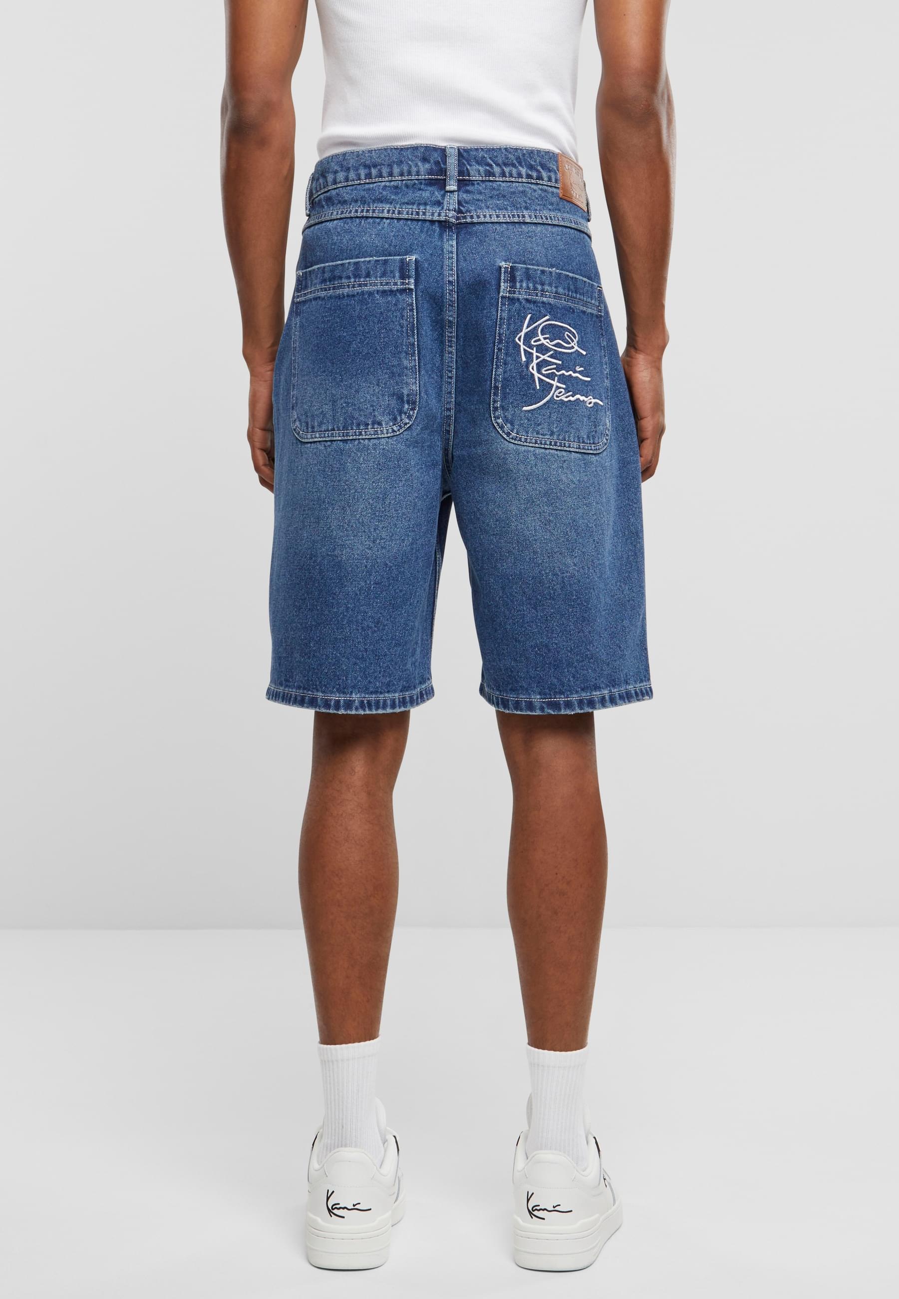 Karl Kani Shorts »Karl Kani Herren Karl Kani OG Old English Denim Shorts«