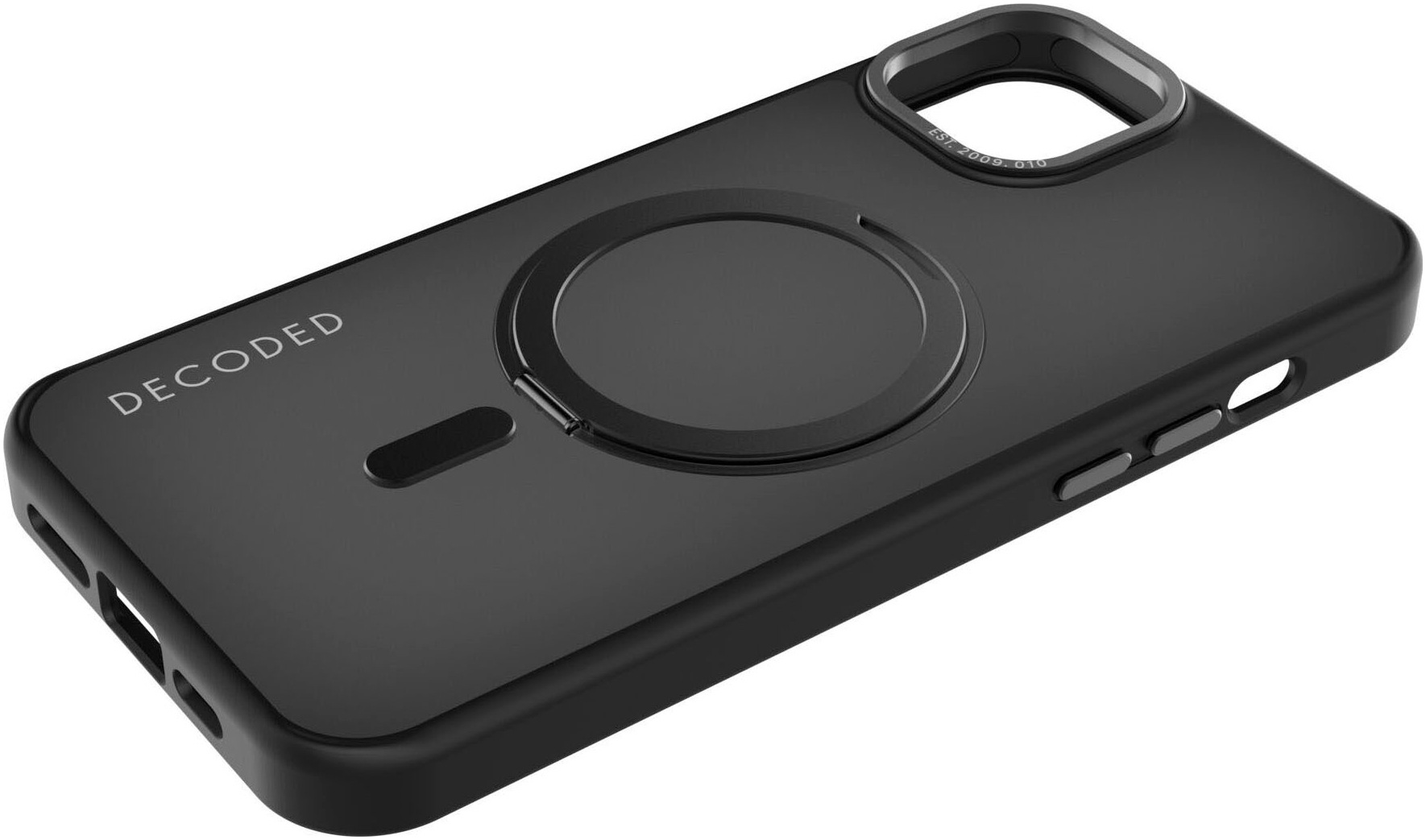 DECODED Smartphone-Hülle »Recycled Plastic Loop Stand BackCover iP 15 Plus«, iPhone 15 Plus, 17 cm (6,7 Zoll)
