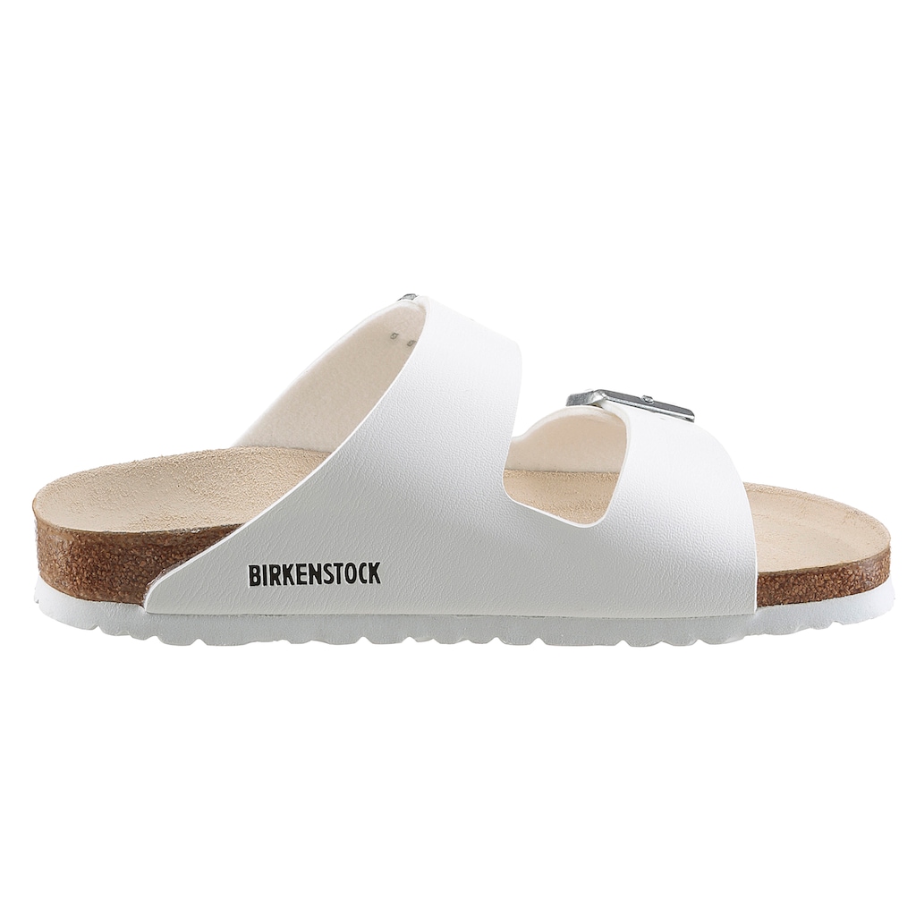Birkenstock Pantolette »ARIZONA BF«, in Schuhweite schmal, mit ergonomisch geformtem Fußbett