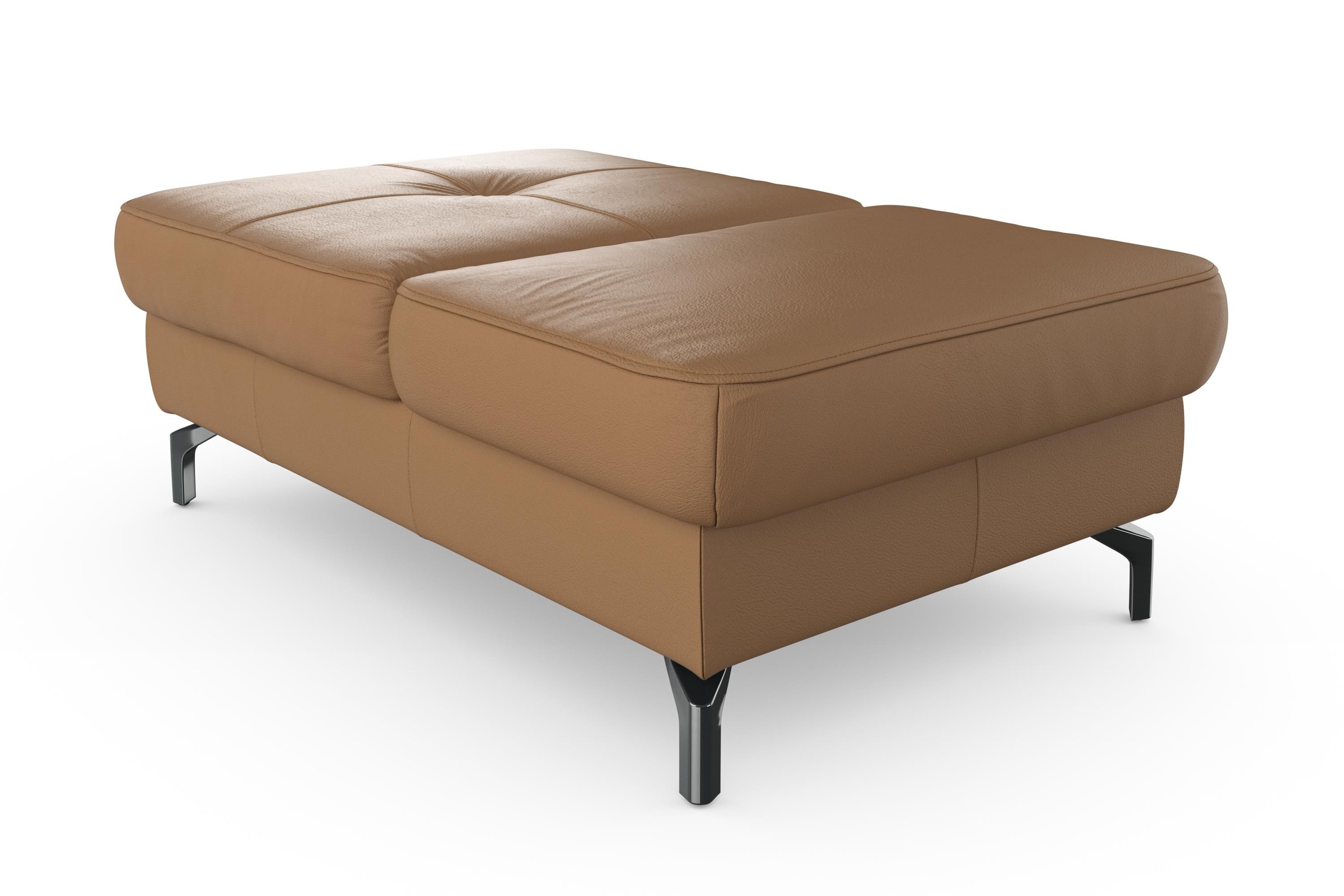 sit&more Hocker »Bendigo«, mit Klappfunktion, Bodenfreiheit 12 cm, wahlweise in 2 Fußfarben