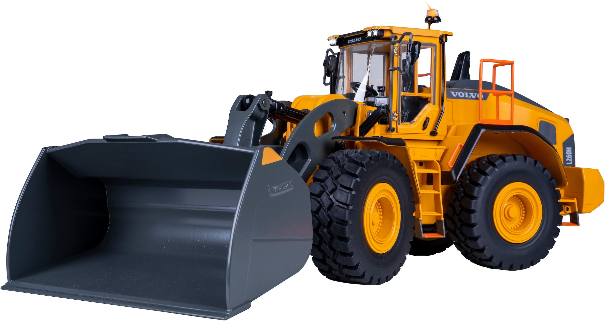 Jamara RC-Bagger »Radlader Volvo L260H Metal 2,4GHz«, LED-Licht; Maßstab 1:14