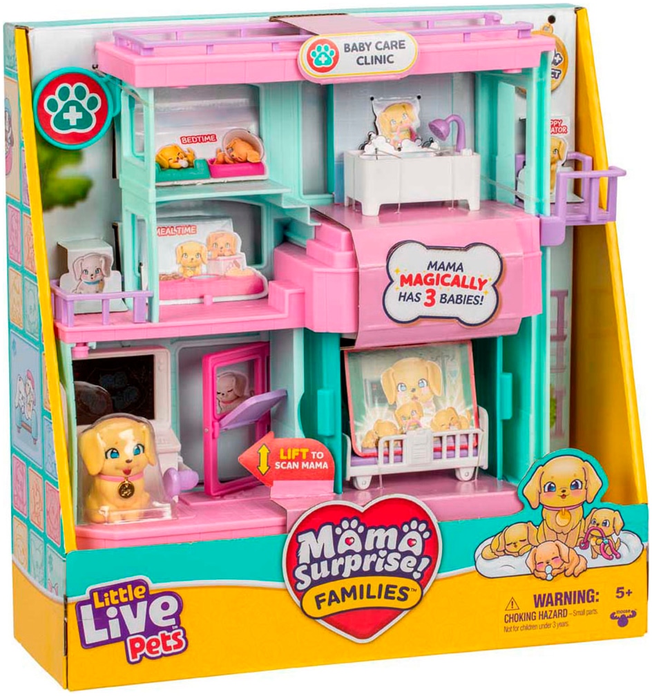 Moose Spielwelt »Little Live Pets: Mama Surprise Families Baby Care Clinic«