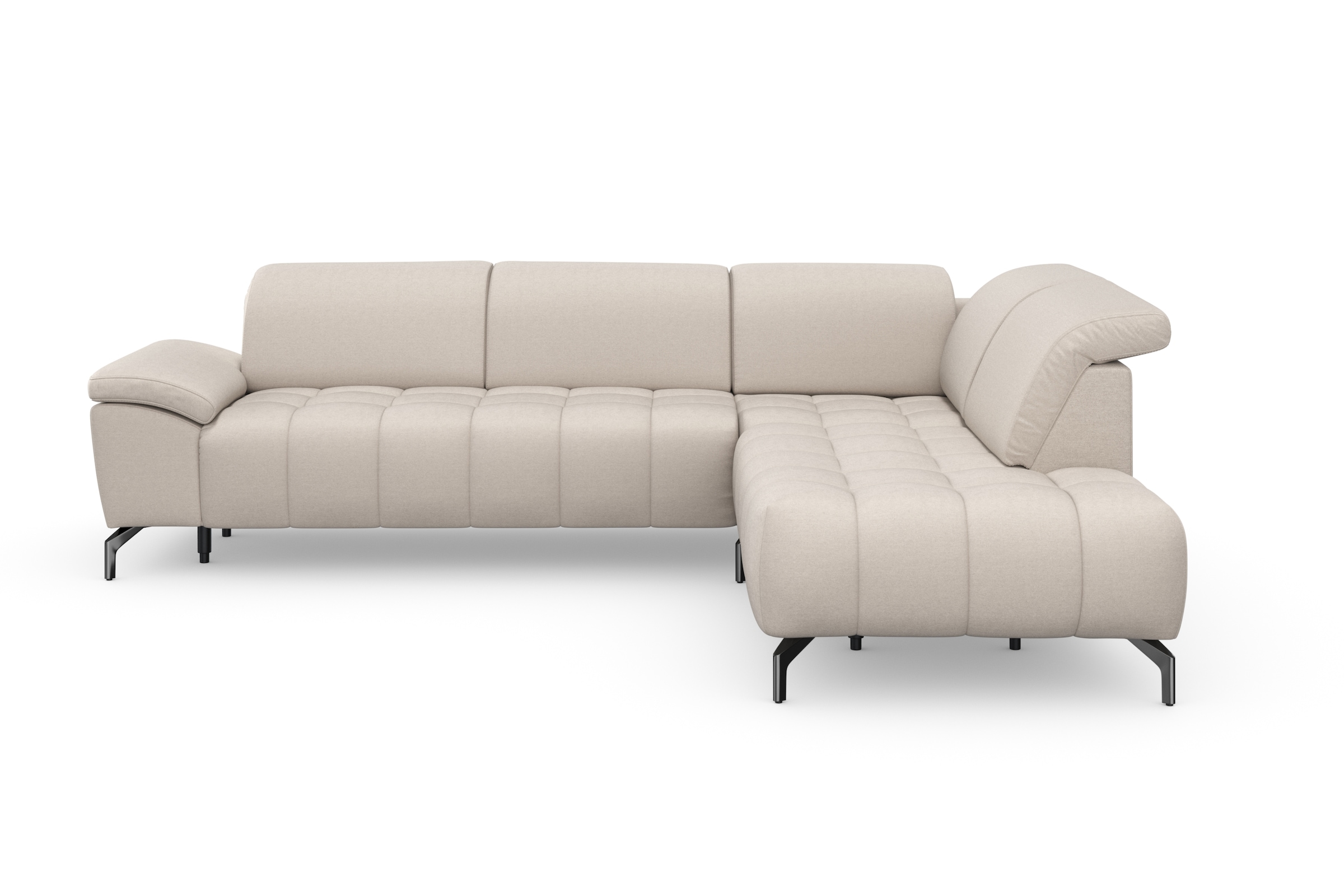 sit&more Ecksofa »Cool L-Form«, wahlweise mit Kopfteilverstellung und Vorzi günstig online kaufen