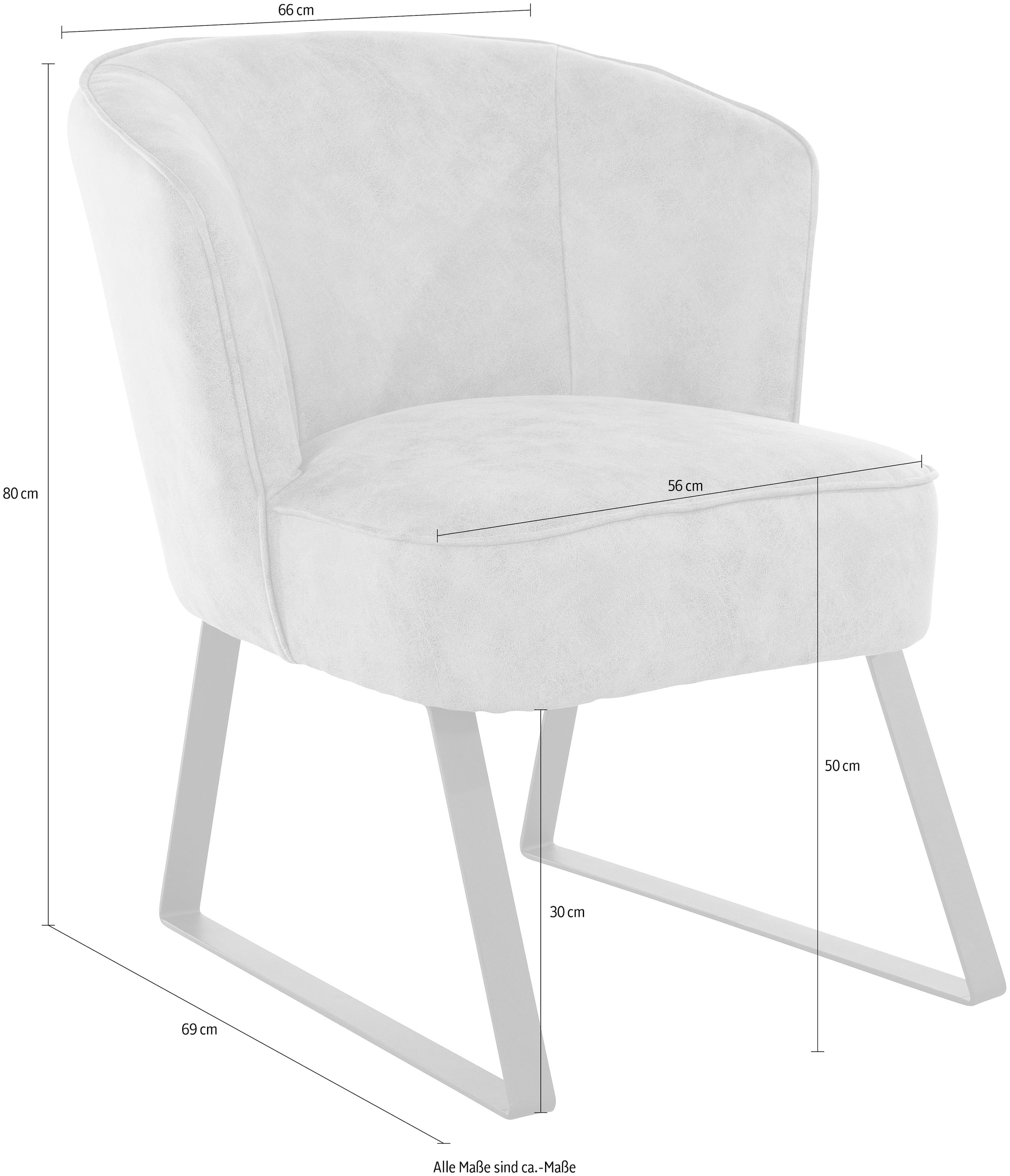 in - bestellen sofa verschiedenen 1 fashion auf Stck. Keder Sessel »Americano«, Qualitäten, mit Metallfüßen, exxpo und Bezug Raten