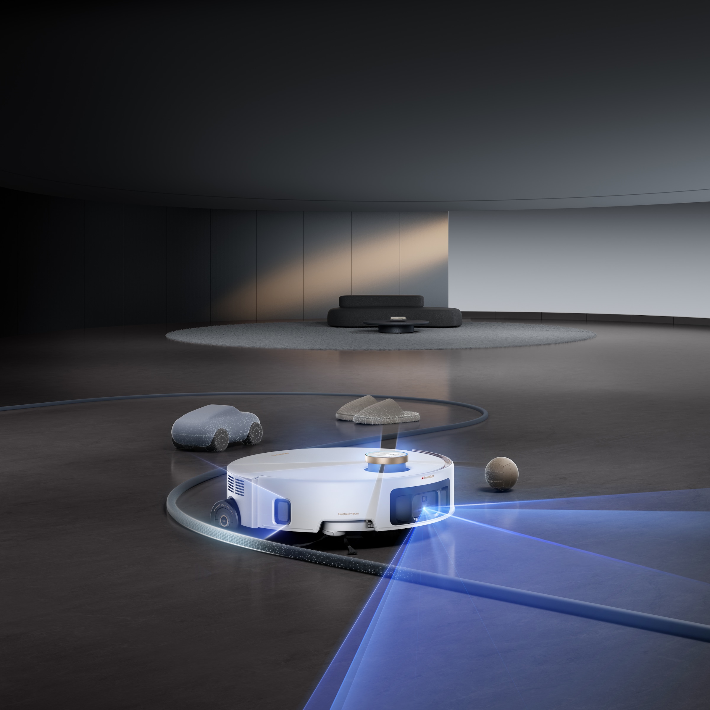 Mova Saugroboter »Z60 Ultra Roller Complete, App- & Sprachsteuerung,« Vollautomatische Basisstation, Anti-Verhedderungsbürste,