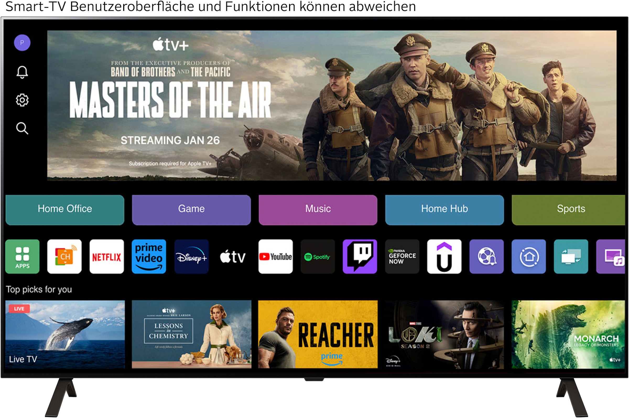 LG OLED-Fernseher »OLED77B42LA«, 4K Ultra HD, Smart-TV