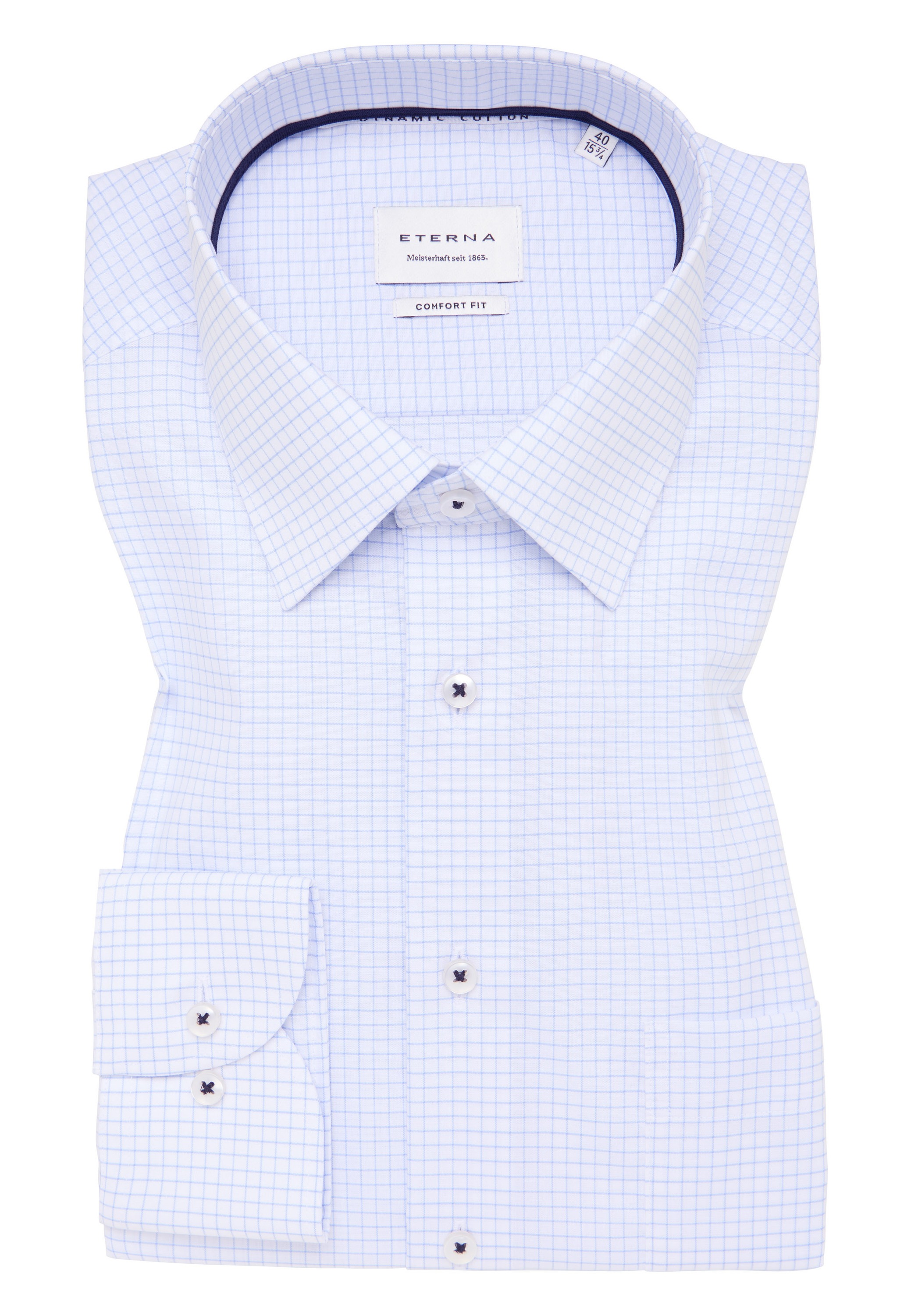 Eterna Langarmhemd »COMFORT FIT«, NON IRON (bügelfrei)