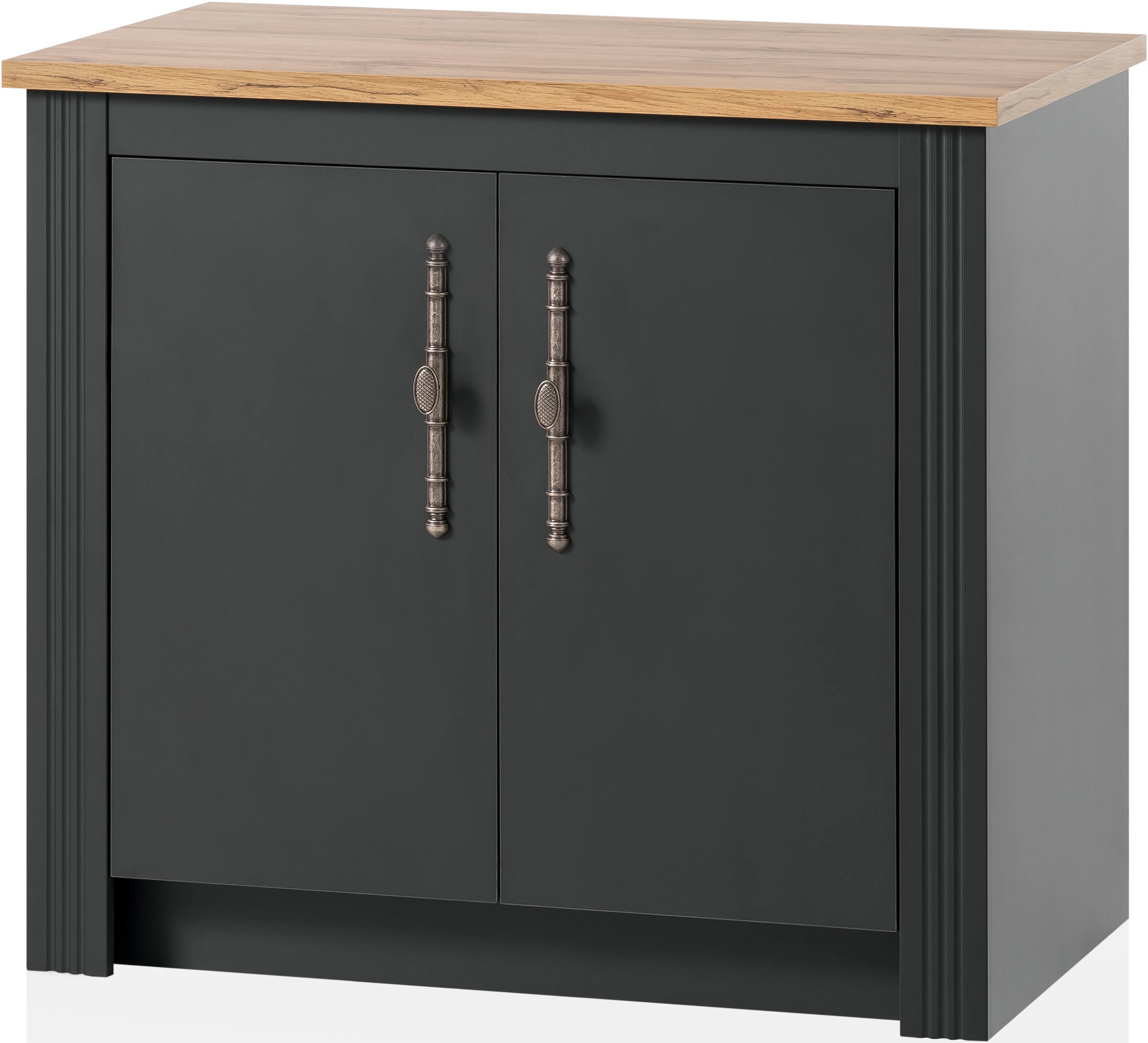 KOCHSTATION Unterschrank »Westminster«, im romantischen Landhausstil, Breite 100 cm