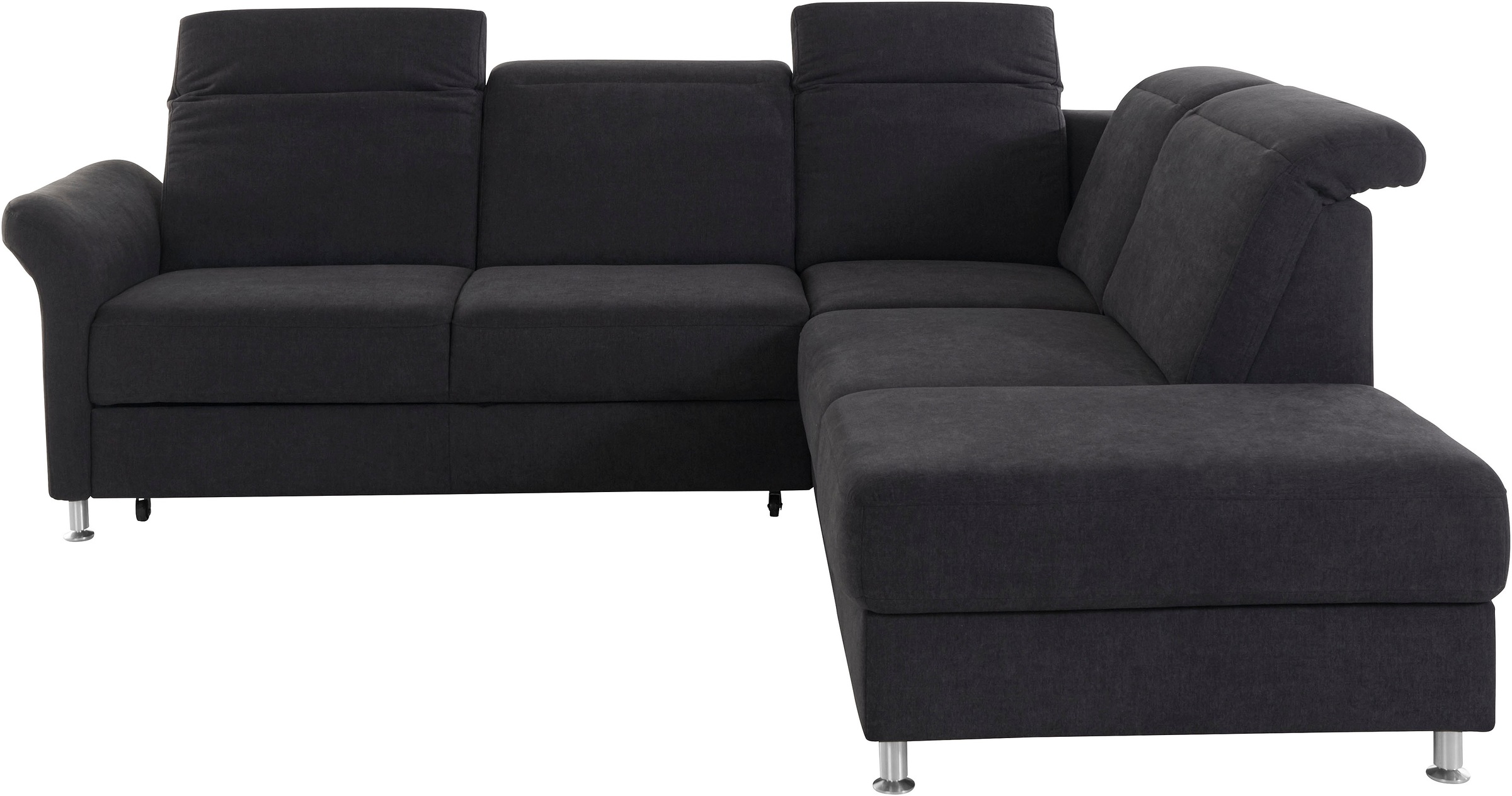 sit&more Ecksofa »Darwin L-Form«, inklusive Federkern, wahlweise mit Kopfteilverstellung, Bettfunktion