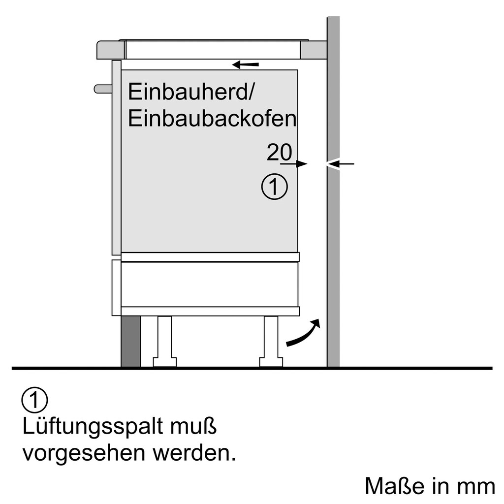 Constructa Backofen-Set »CX5BI608«, CF3M61052, mit Teleskopauszug nachrüstbar, Hydrolyse