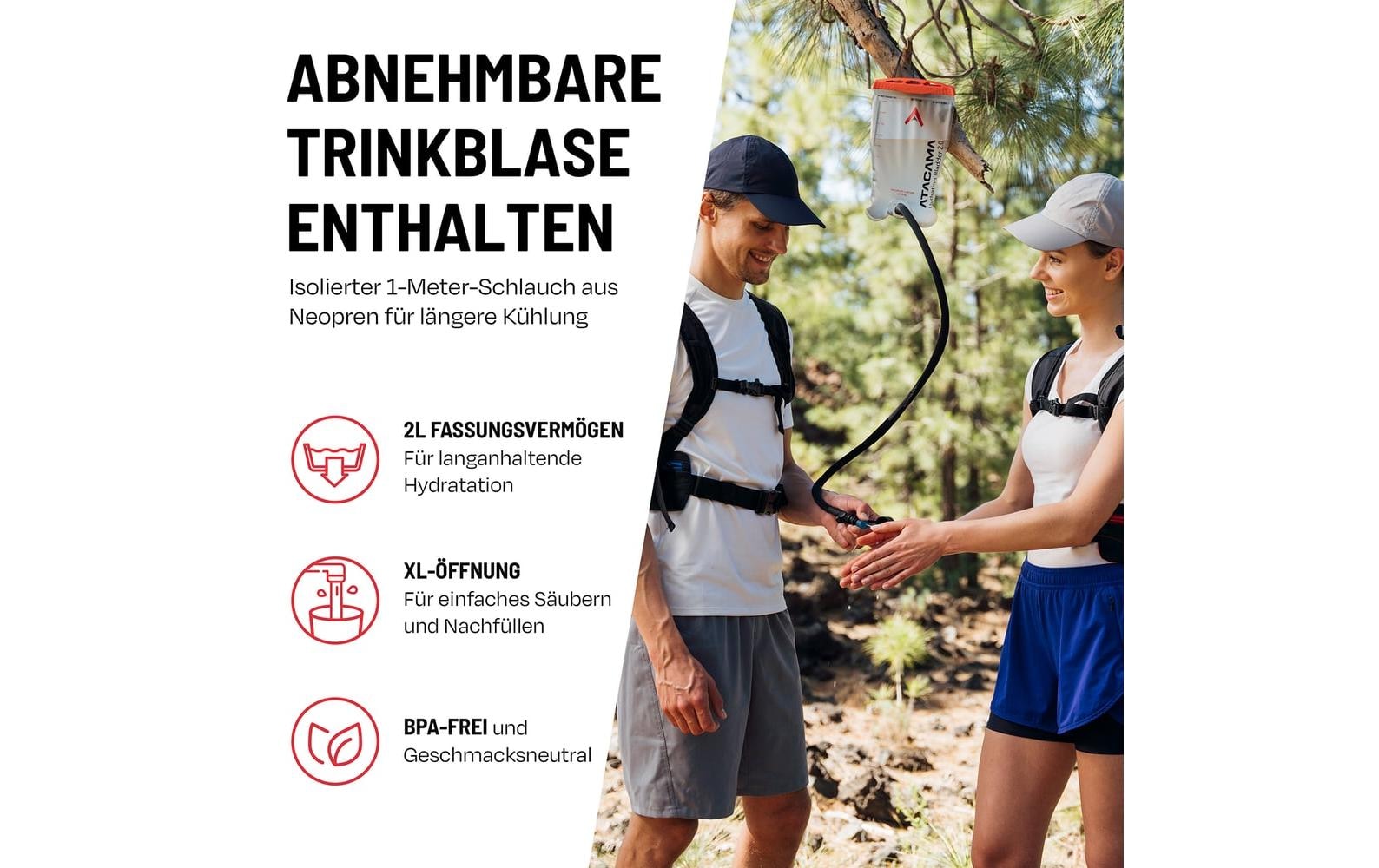   Fahrradrucksack »Atacama mit Trinkblase«