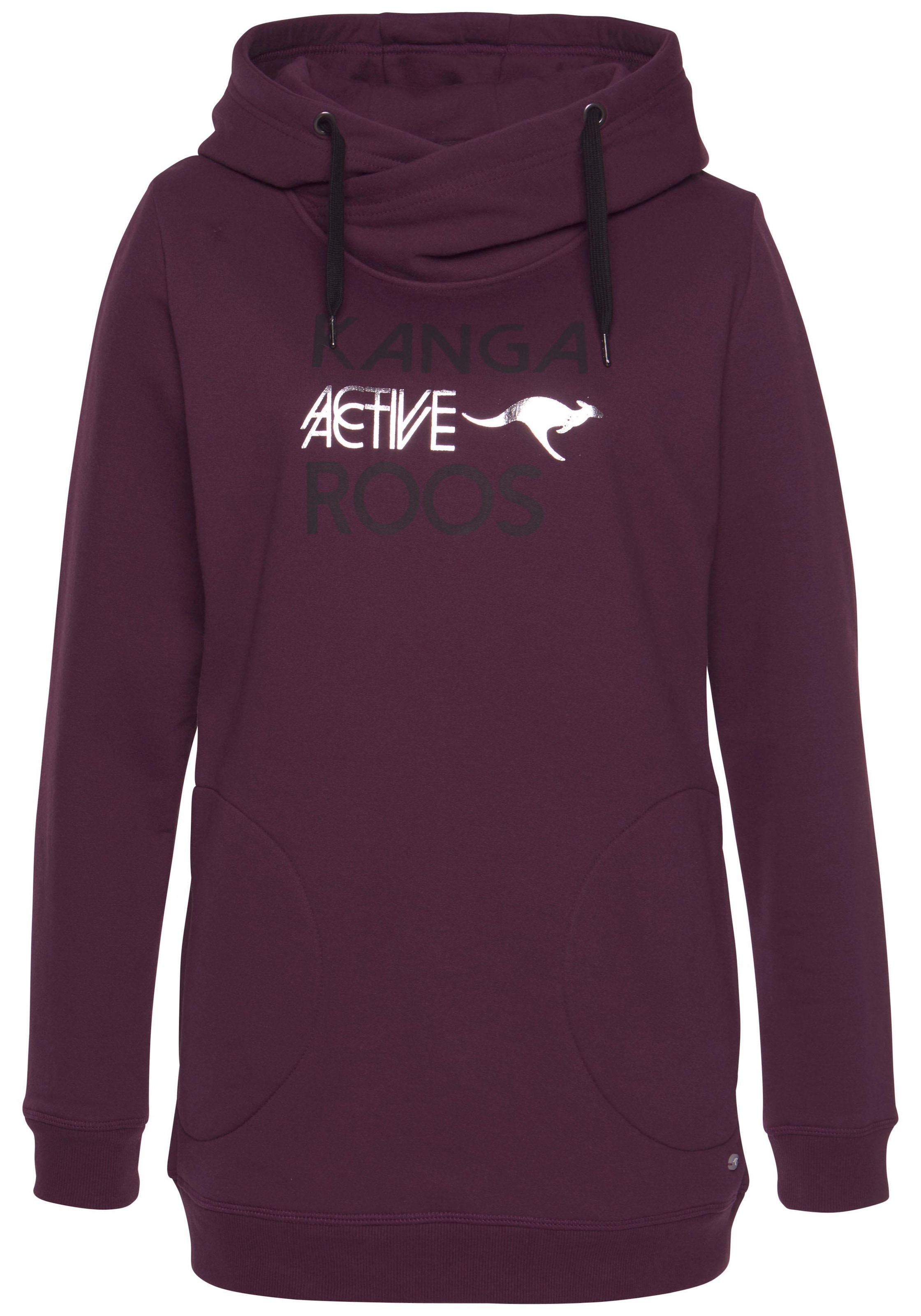 KangaROOS Sweatshirt, lange Ärmel, figurumspielende Passform