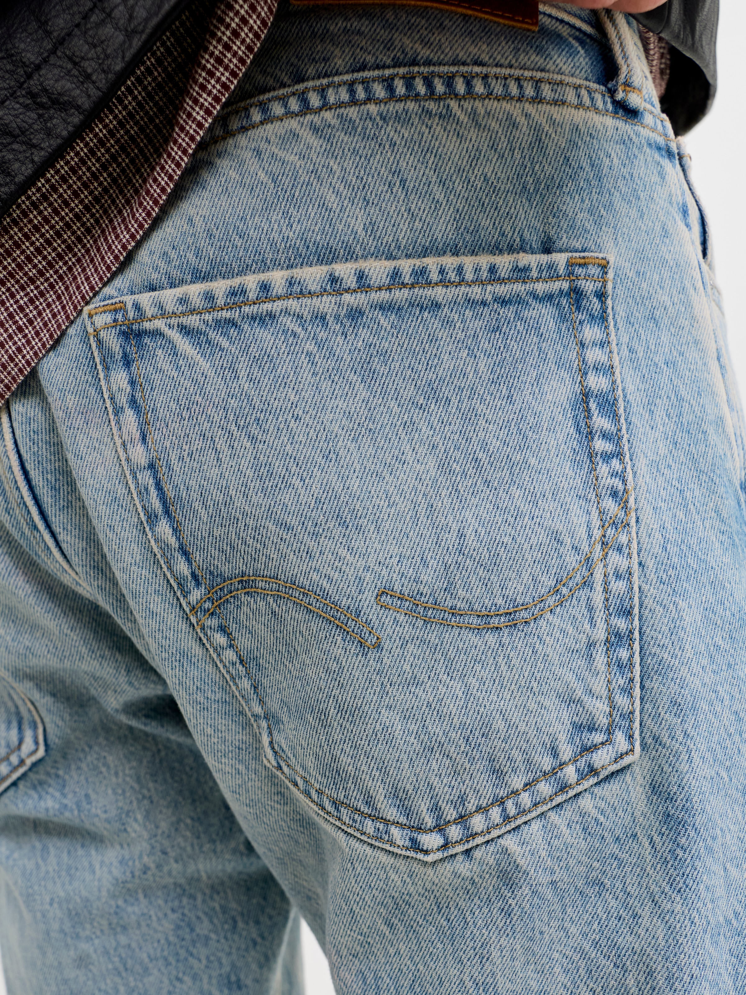 Jack & Jones Loose-fit-Jeans »JJICHRIS JJORIGINAL SBD 921 SN« mit Gürtelschlaufen