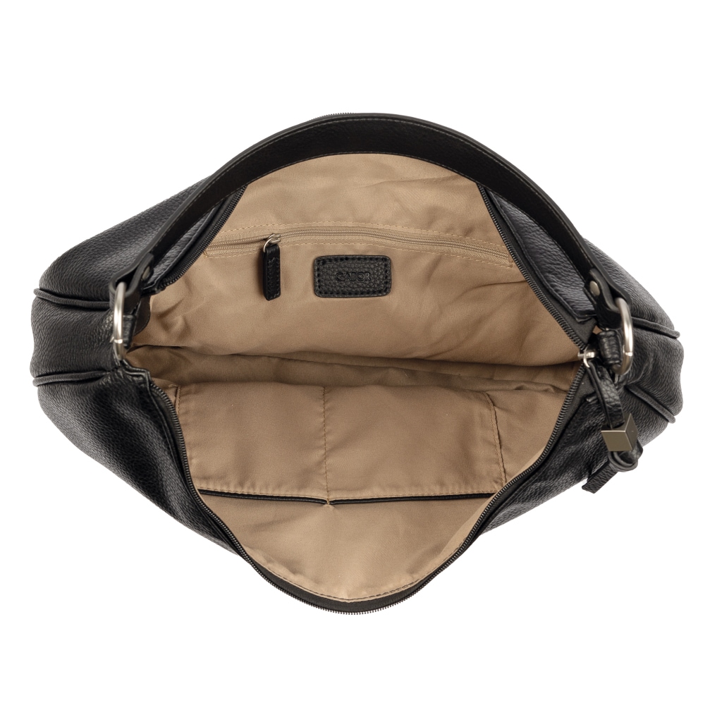 Gabor Hobo »Rosina« Umhängetasche, Schultertasche mit markantem Metal-Emblem