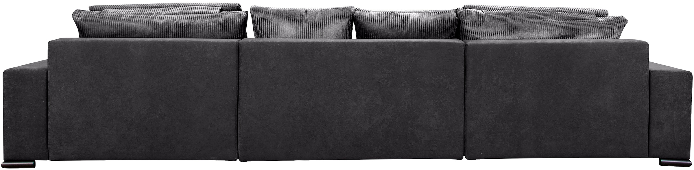 COLLECTION AB Wohnlandschaft »XXXL-Josy Relax U-Form Breite 352 cm, mit 2 gleich großen Recamieren«, inkl. Bettfunktion, Bettkasten, mit 4 Rückenkissen in zwei Größen