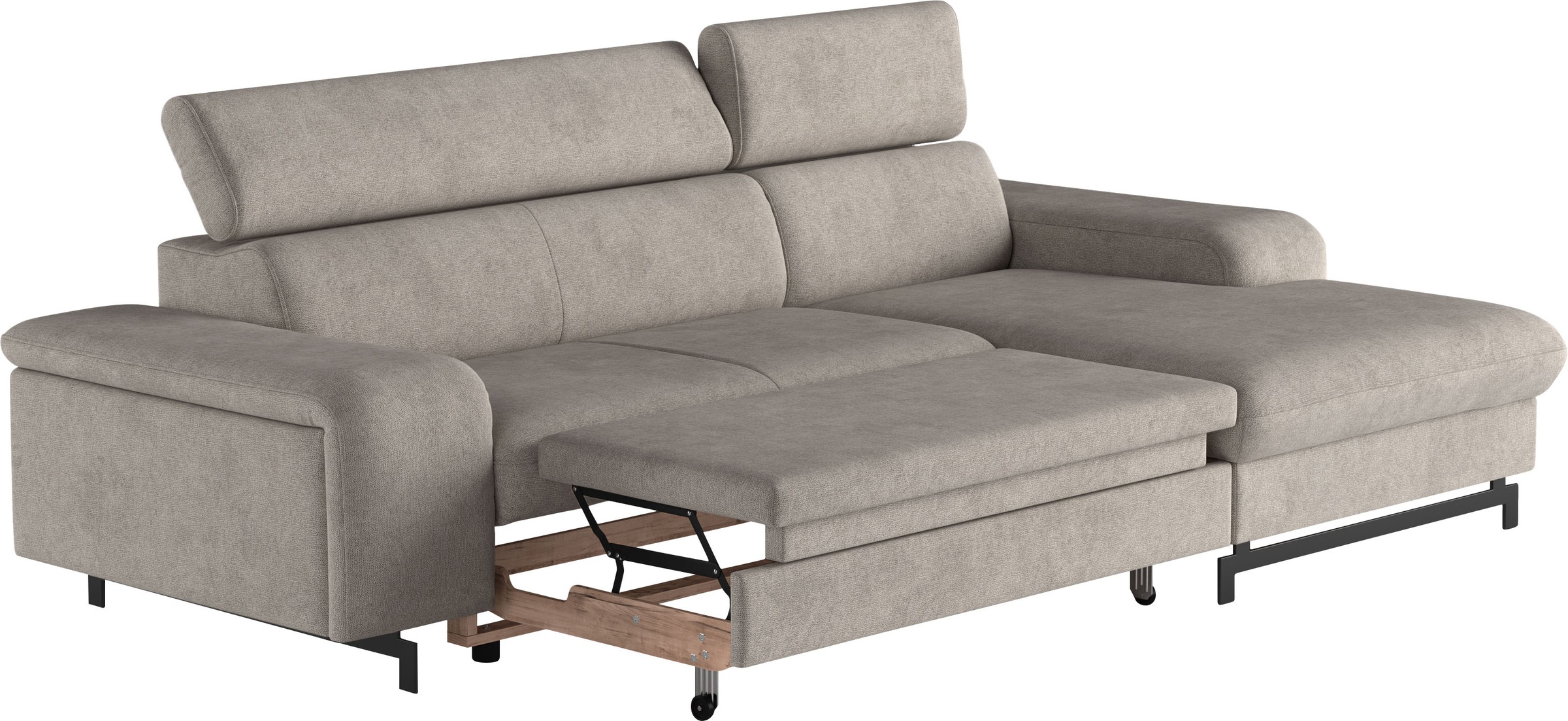 COTTA Ecksofa »Emma L-Form«, mit Kopfteilverstellung, wahlweise mit Bettfunktion & Bettkasten