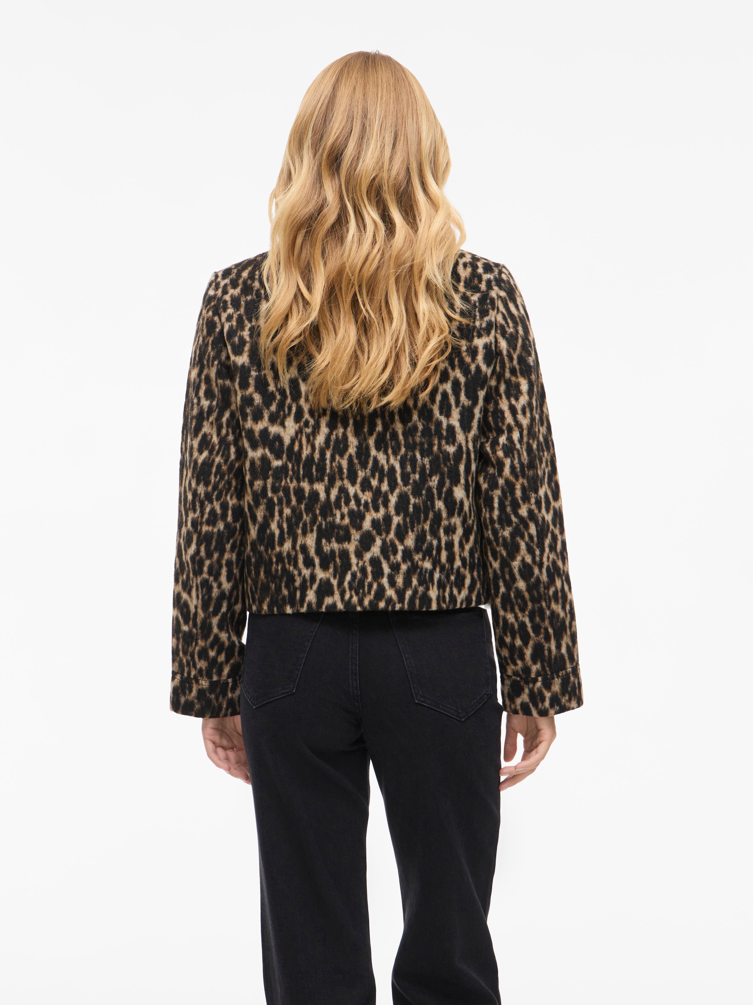 Vila Kurzjacke »VISIMBA L/S SHORT JACKET« ohne Kapuze