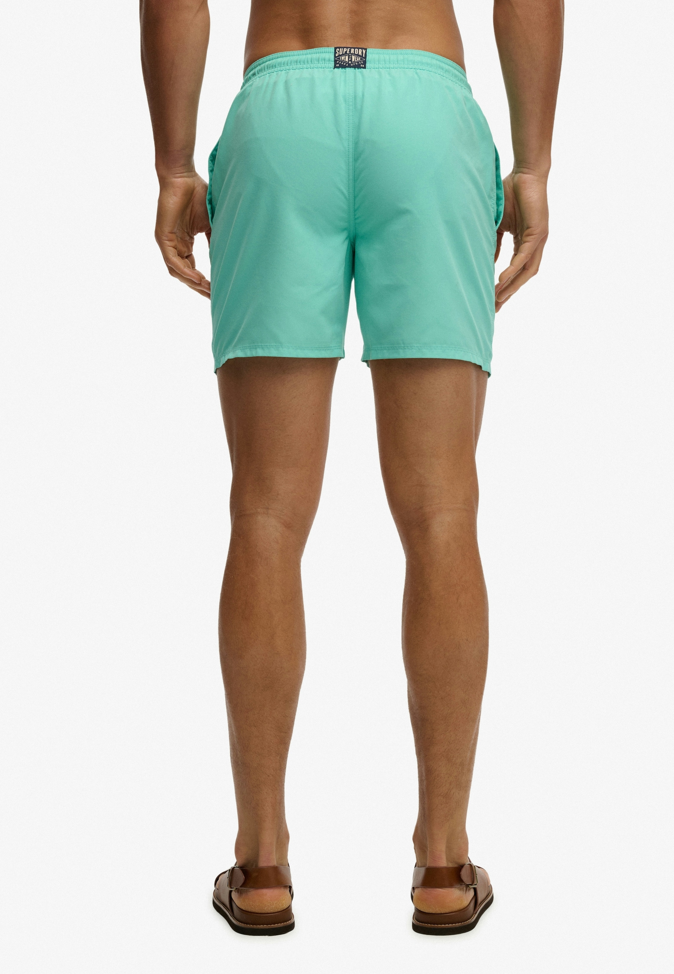 Superdry Badeshorts »ESSENTIAL 16 SWIM SHORT« Kunstfaser, relaxed fit