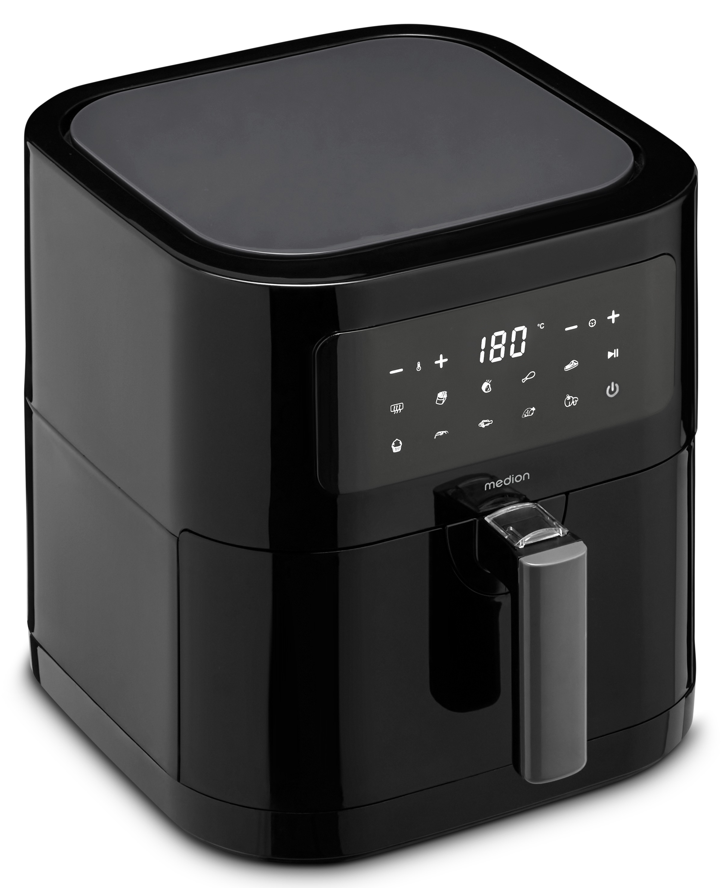 Medion® Heißluftfritteuse »MD11740  E40 XL, Nutzinhalt 5,2 L; Korb in Korb«, 2000 W, digitales Bedienfeld, 9 Automatikprogramme