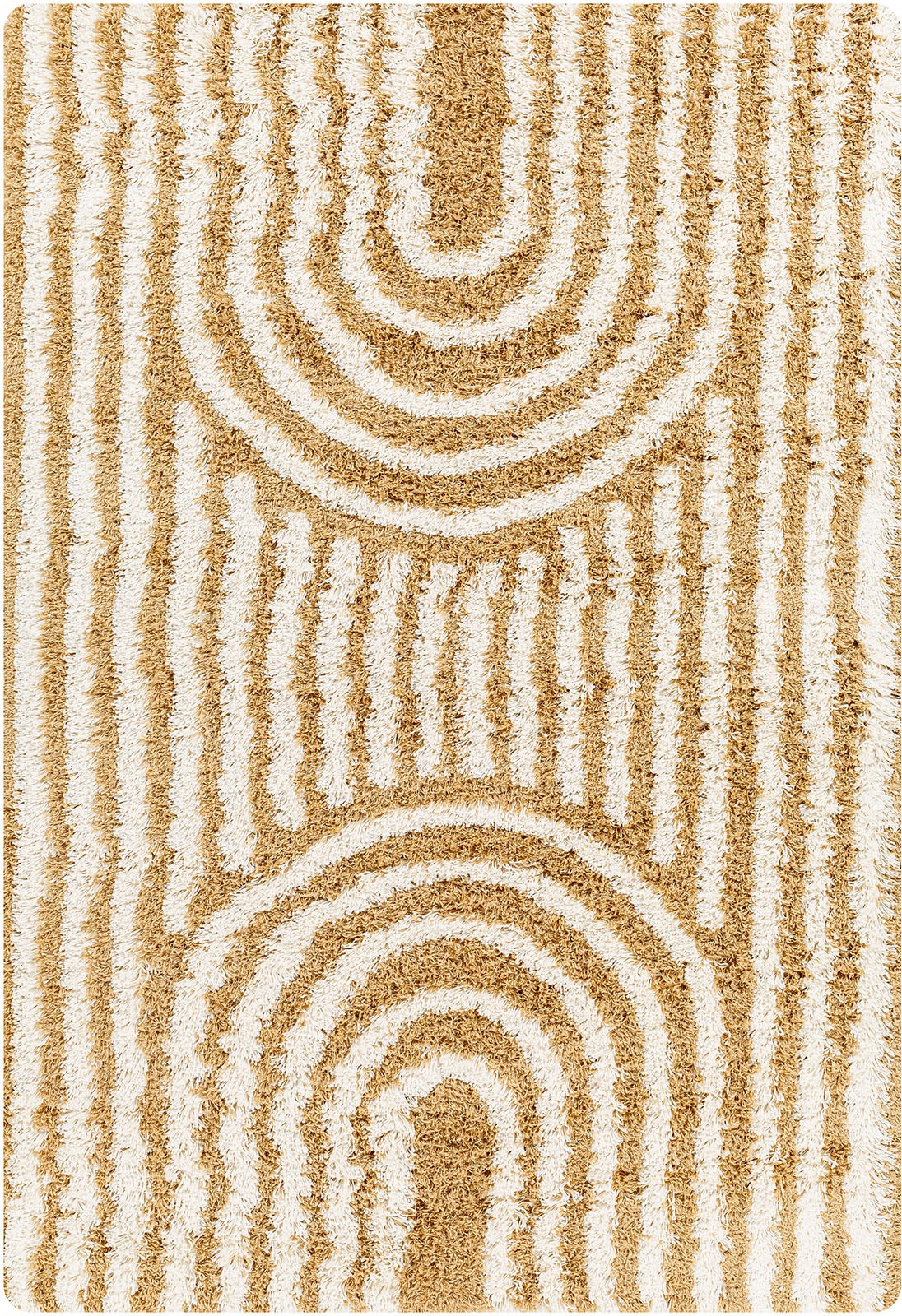 Surya Hochflor-Teppich »Modern 2315«, rechteckig, Flauschig, Langflor, Weich, Boho Wohnzimmerteppich, Beige
