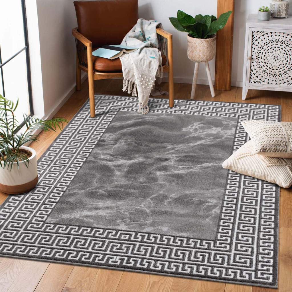 Carpet City Teppich »Chic«, rechteckig, 11 mm Höhe, Kurzflor, Bordüre, Weic günstig online kaufen