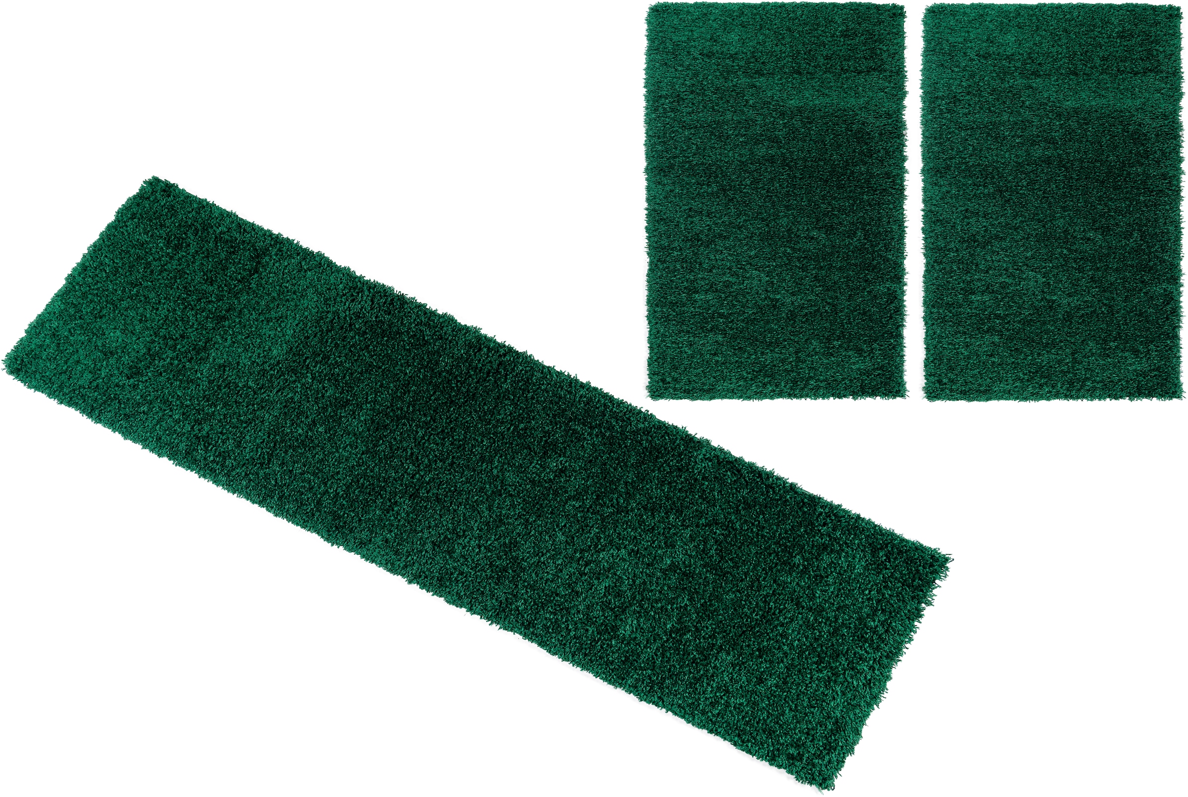 my home Bettumrandung »Shaggy 30«, (3 tlg.), gewebt, 2- oder 3-teilig, Bett günstig online kaufen