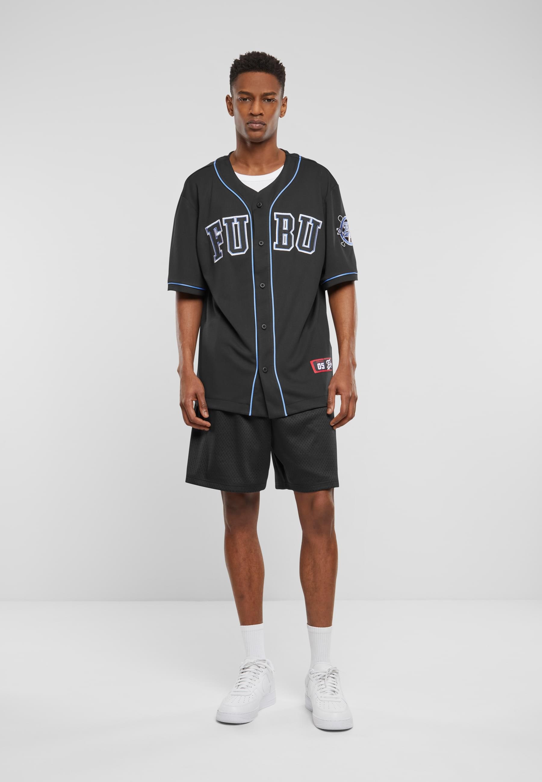 Fubu T-Shirt »Fubu Herren FM242-002-1 Fubu College Mesh Baseball Jersey« 1 Stk. tlg.
