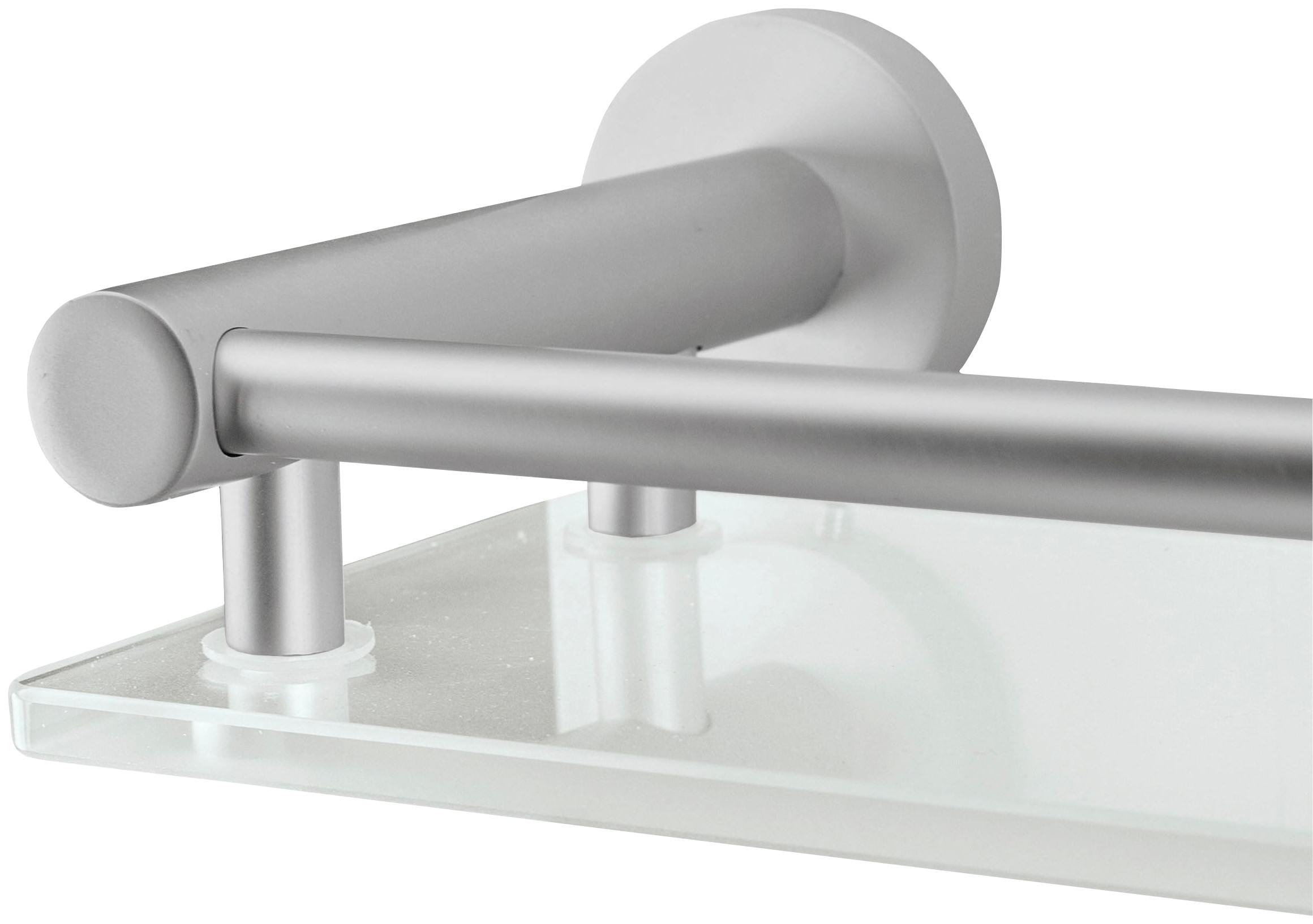 Kleine Wolke Duschablage »Apollo«, Glas/Aluminium