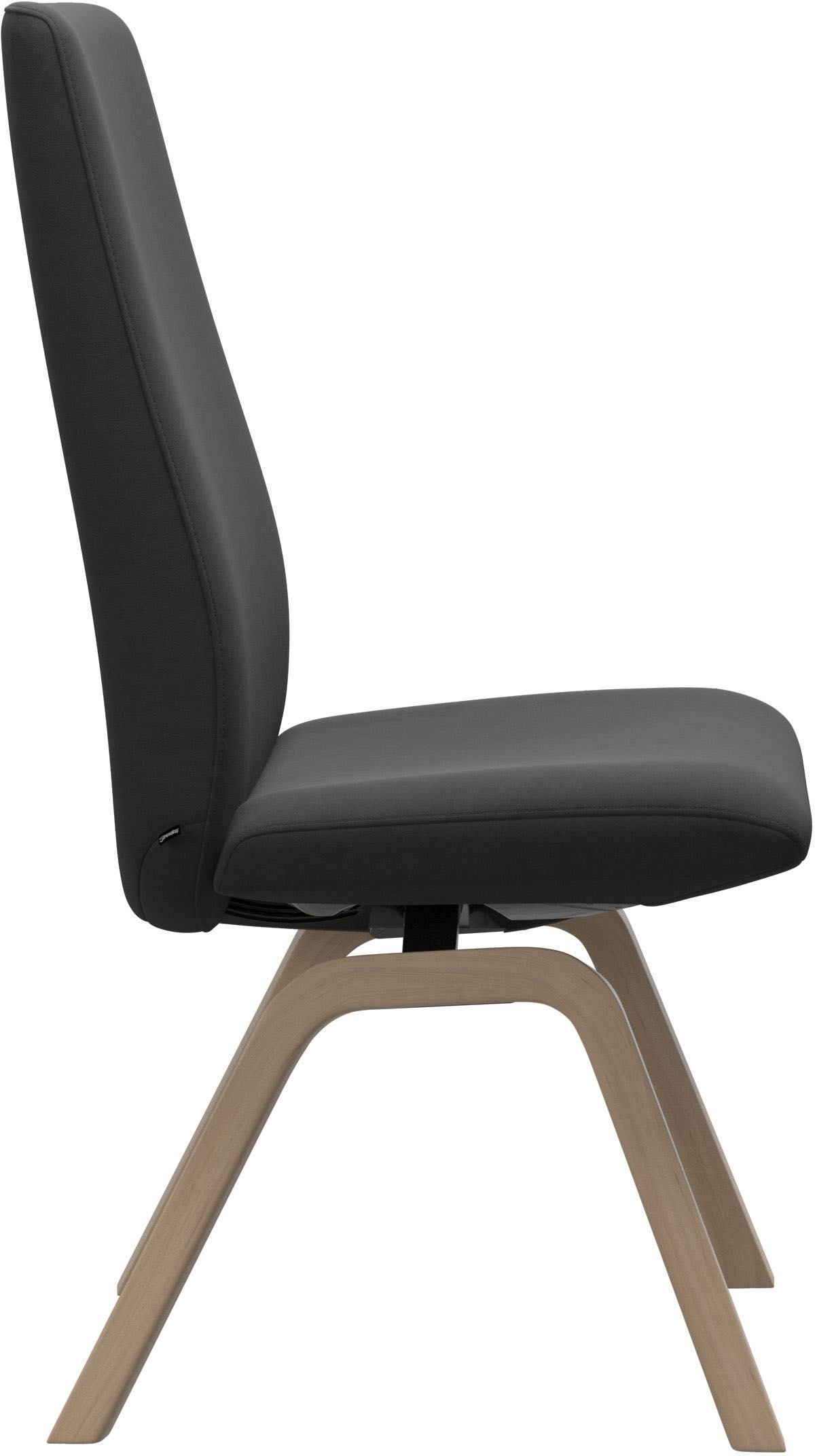 Stressless® Polsterstuhl »Laurel«, Microfaser DINAMICA, High Back, Größe L, mit schräggestellten Beinen in Schwarz