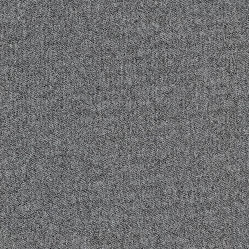 Renowerk Teppichfliese »Neapel«, quadratisch, 6 mm Höhe, 4 Stk., 1 m², grau, selbstliegend, fußbodenheizungsgeeignet, Teppichfliese 50 cm x 50 cm