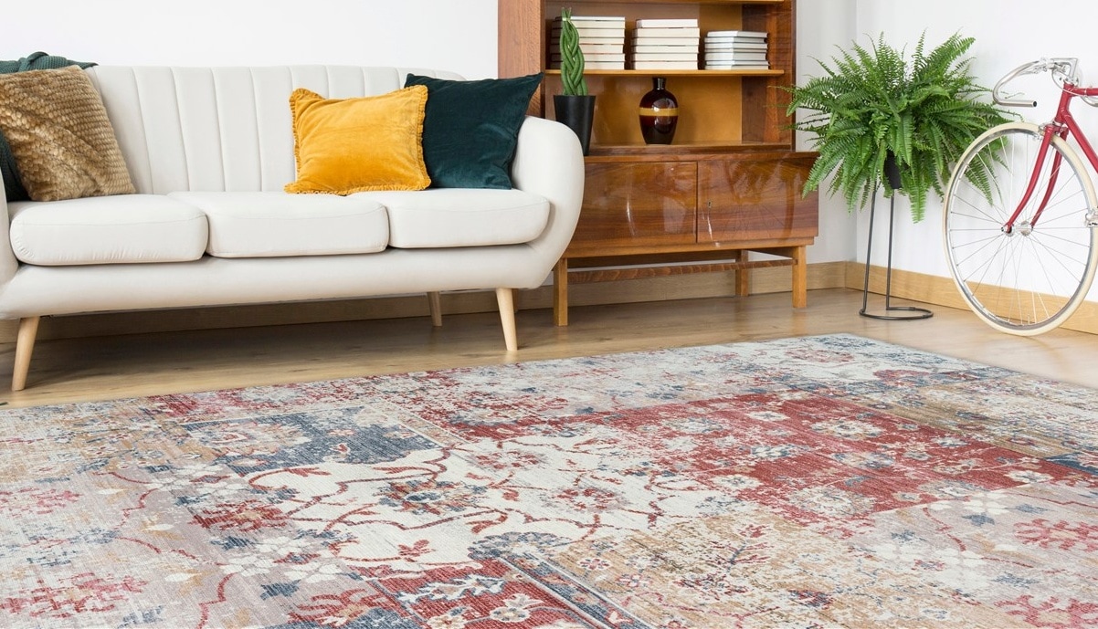 my home Teppich »Arnau«, rechteckig, 10 mm Höhe, Vintage Design, Teppich im günstig online kaufen