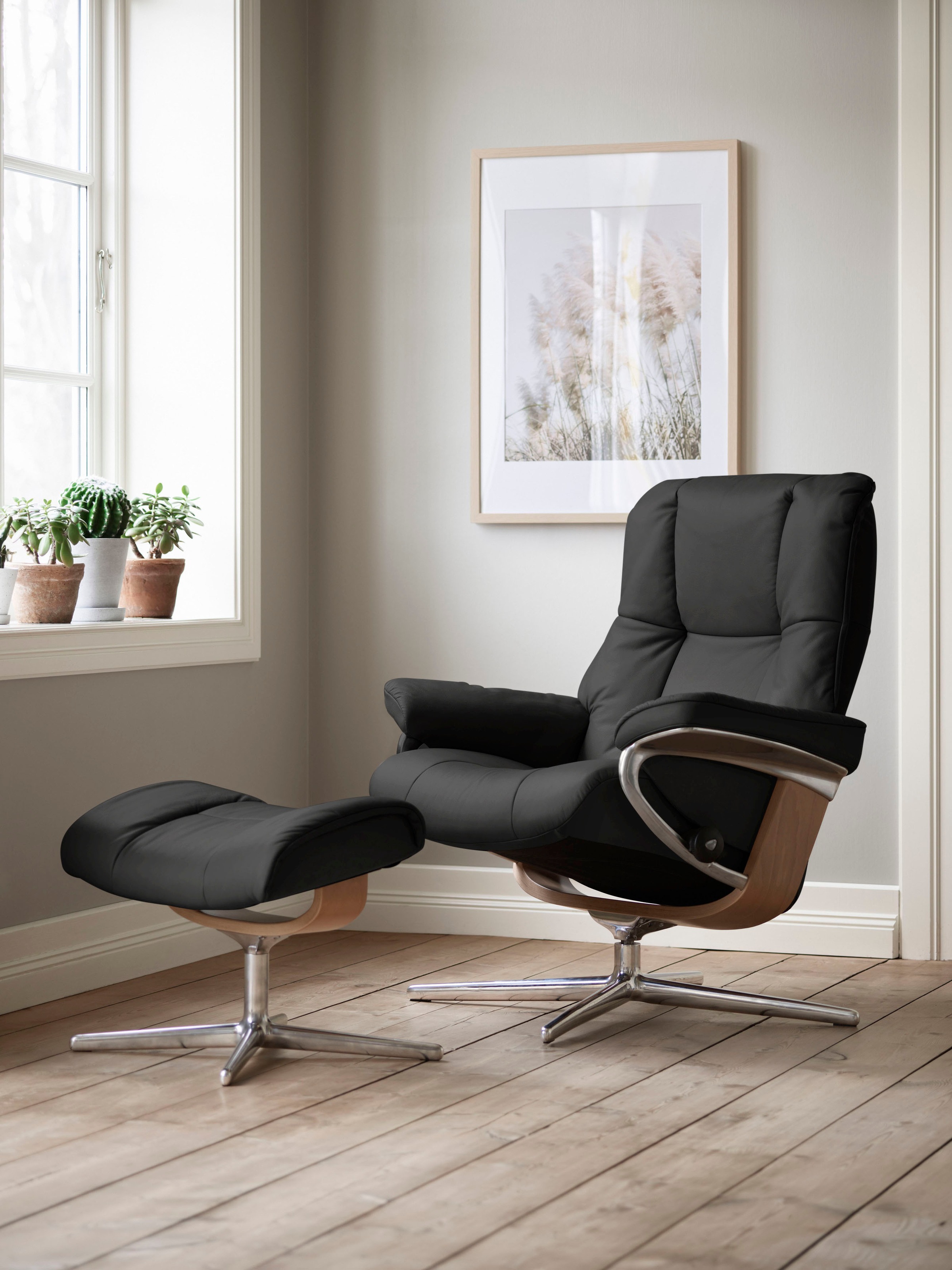 Stressless® Relaxsessel »Mayfair«, (Set, Relaxsessel mit Hocker), mit Hocke günstig online kaufen